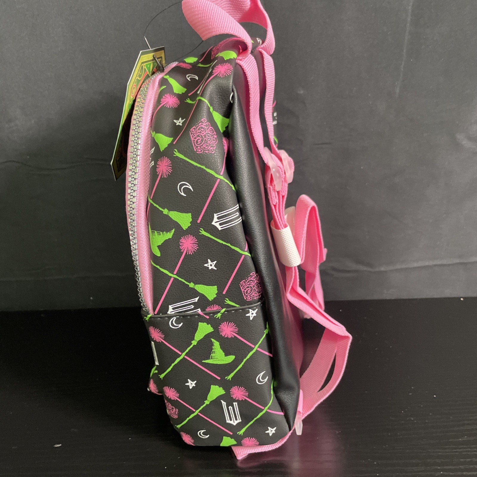 Licensed Wicked Mini Backpack Glinda Elphaba Purse Handbag Movie Pink Green NWT