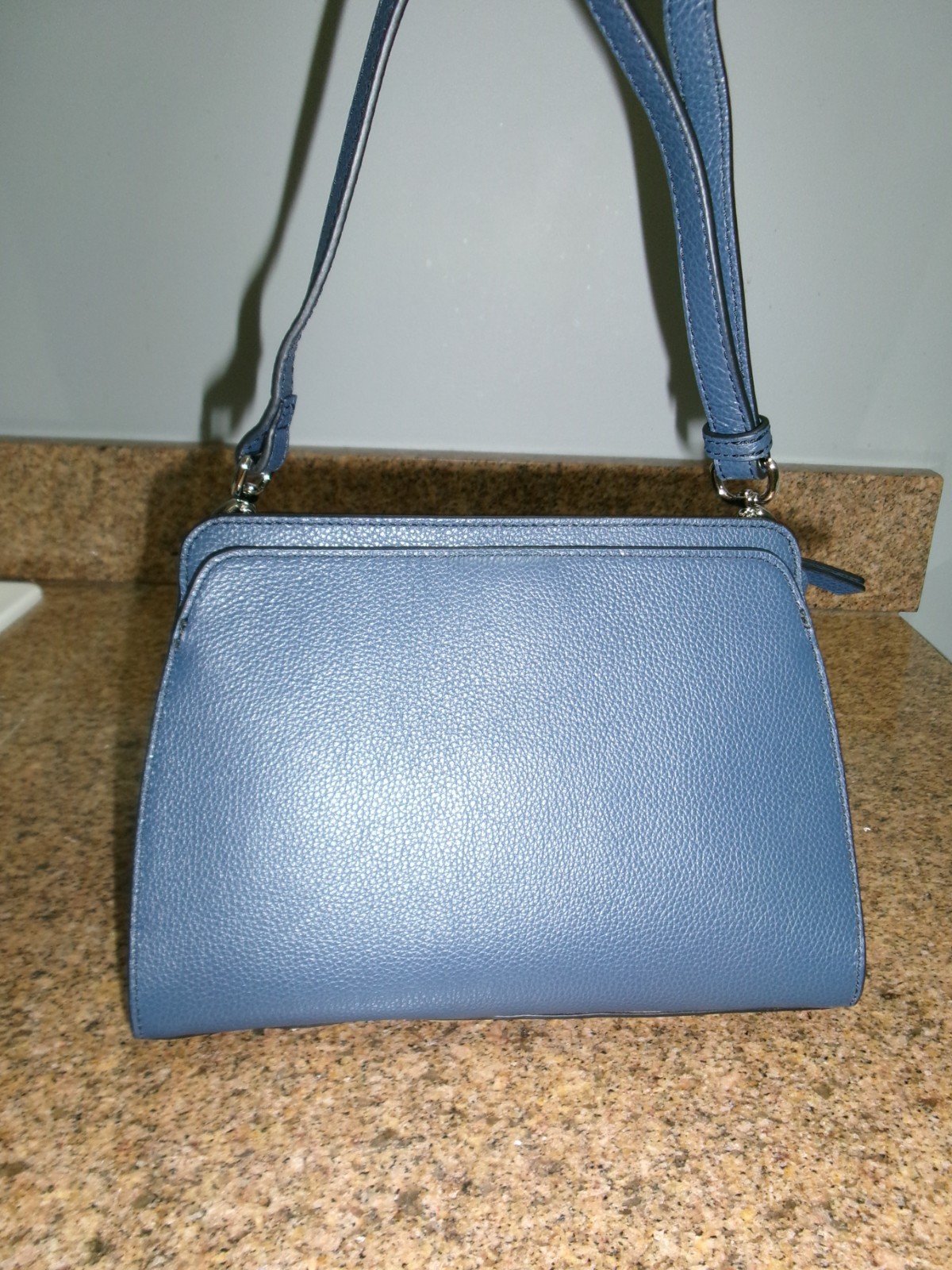 Brighton Interlok Georgina Organizer Purse – French Blue – Mint Clean Condition