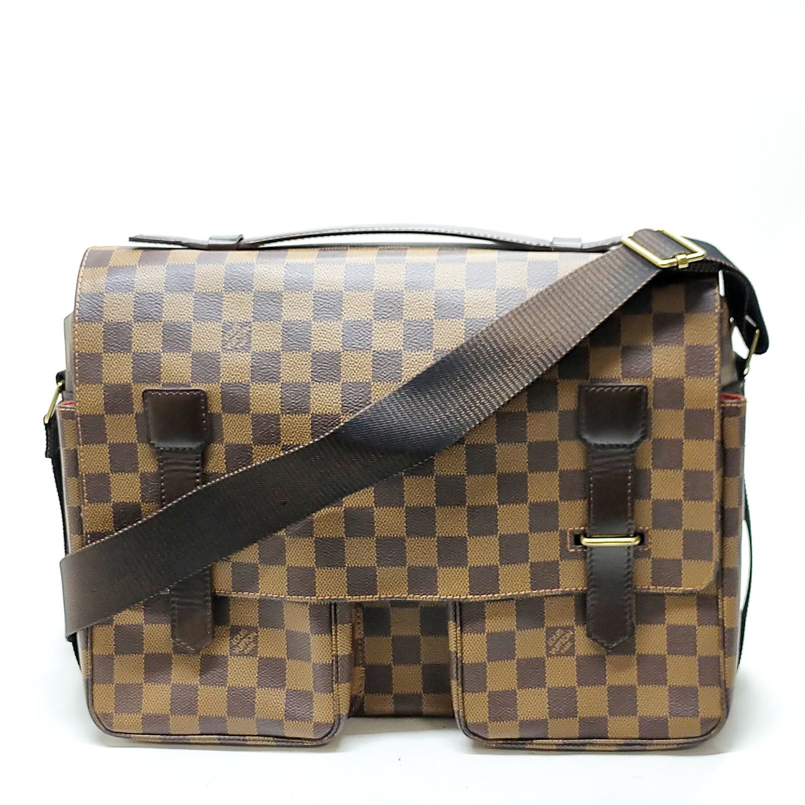 Louis Vuitton LV Hand Bag N42270 Broadway Ebene Brown Damier 4745265