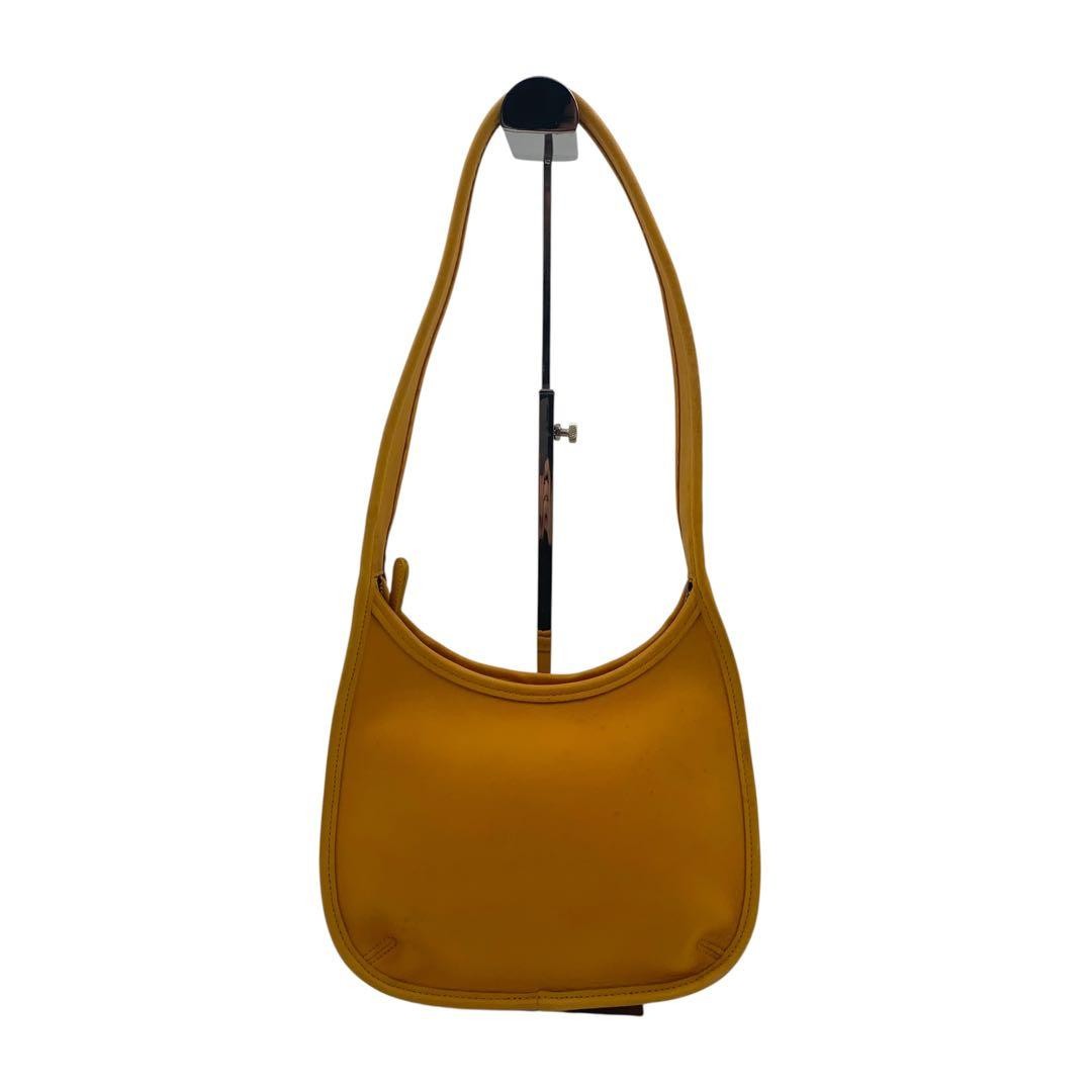 Vintage Old Coach 9020 Yellow Leather Ergo Bag Womens Handbag VTG Made in USA