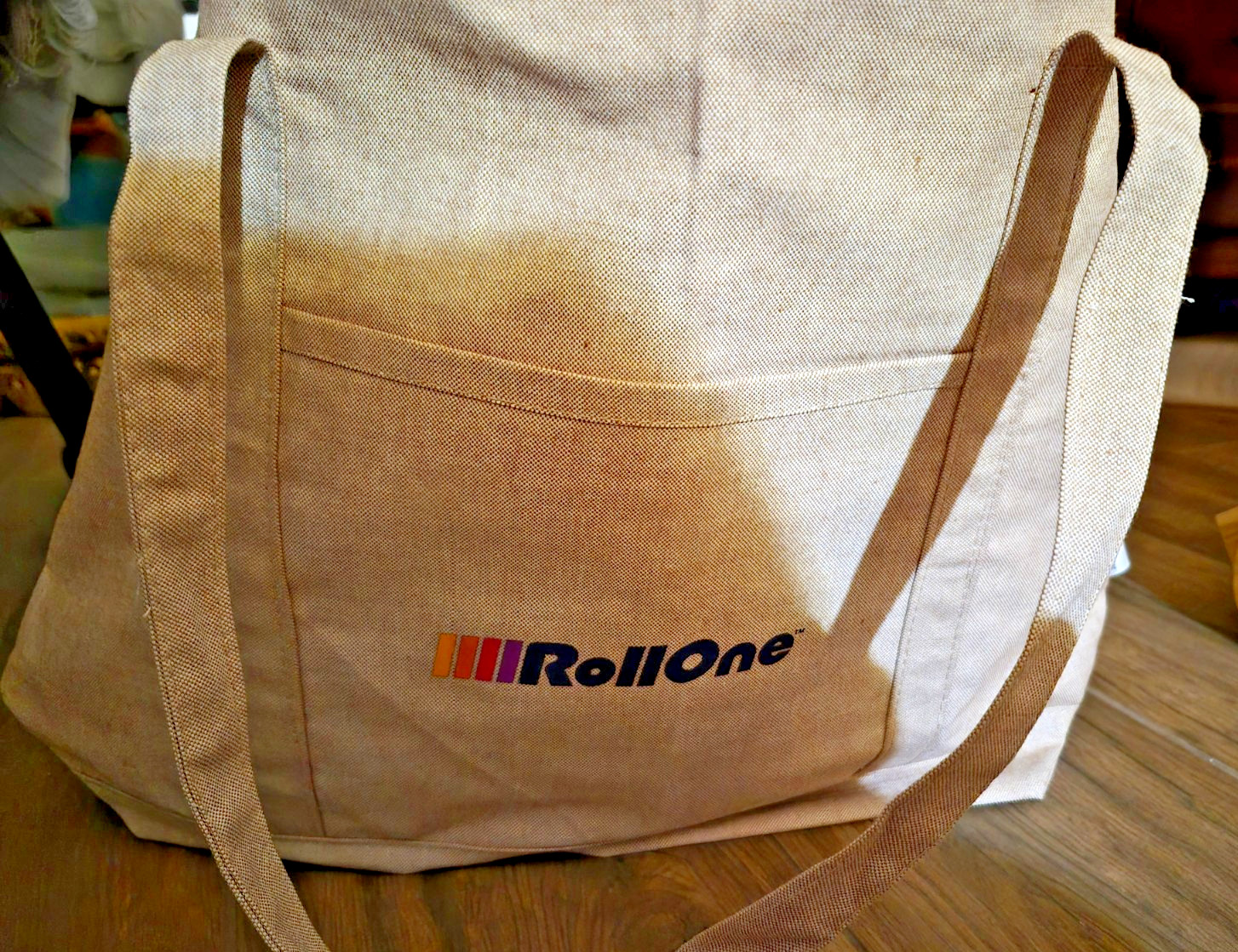Roll One Hemp Beach Bag Grocery Bag New Never Used Excellent Condition