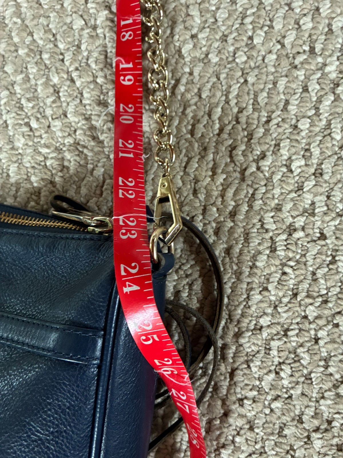 Rebecca Minkoff Mini Mac Navy Blue Crossbody Bag READ