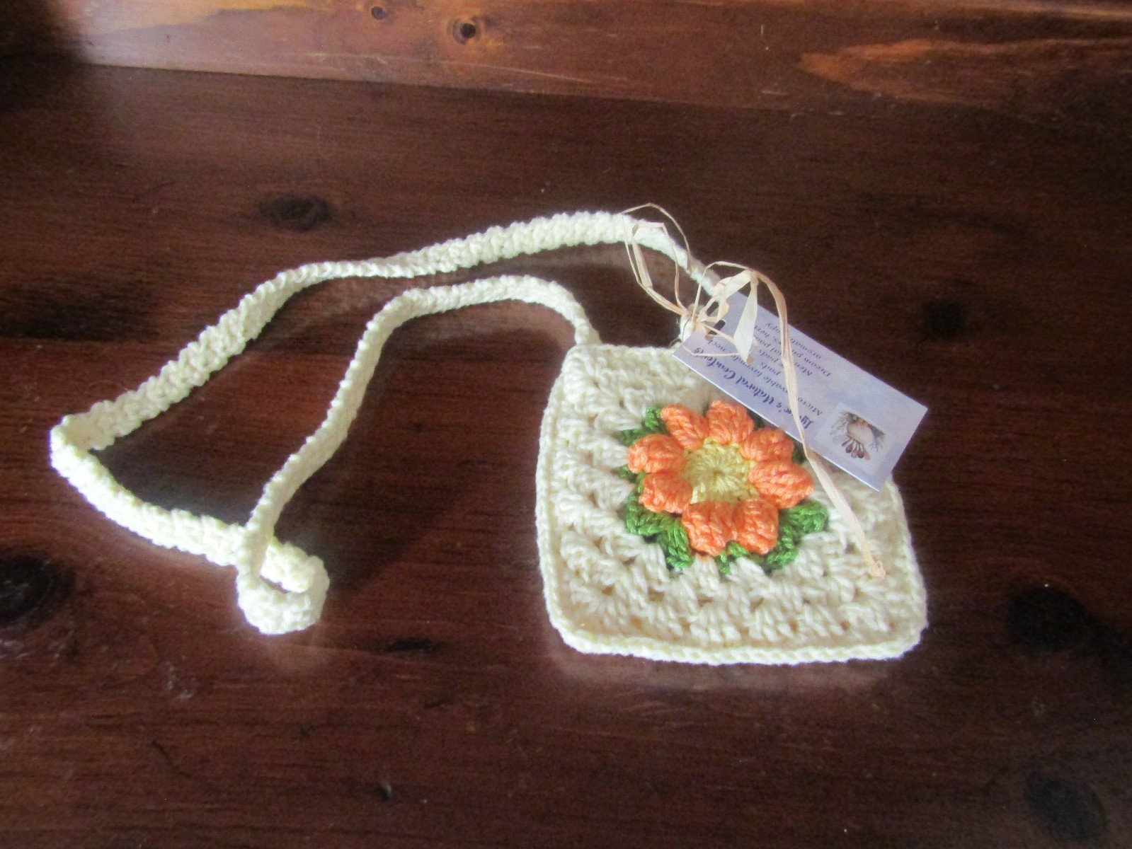 Granny Square Crocheted Bag