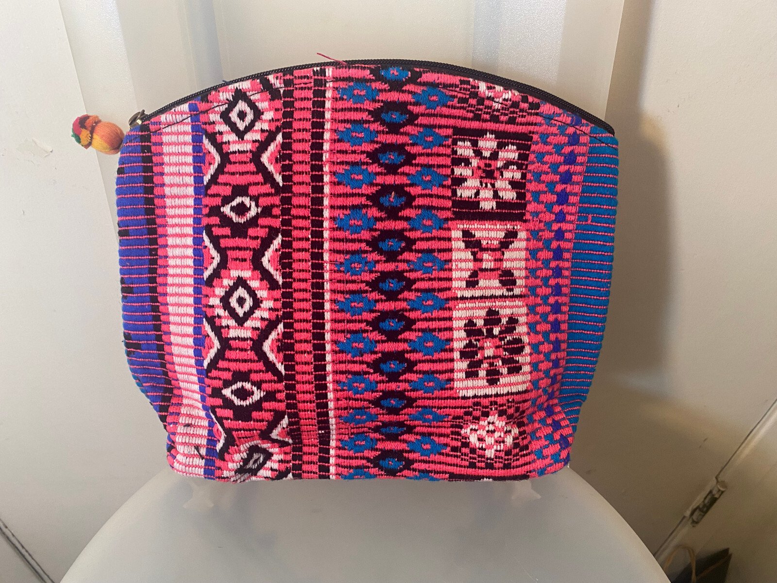 Case Waterproof Cosmetic Toiletry Bag Blue Pink Blue New Hobo Boho Travel #OO