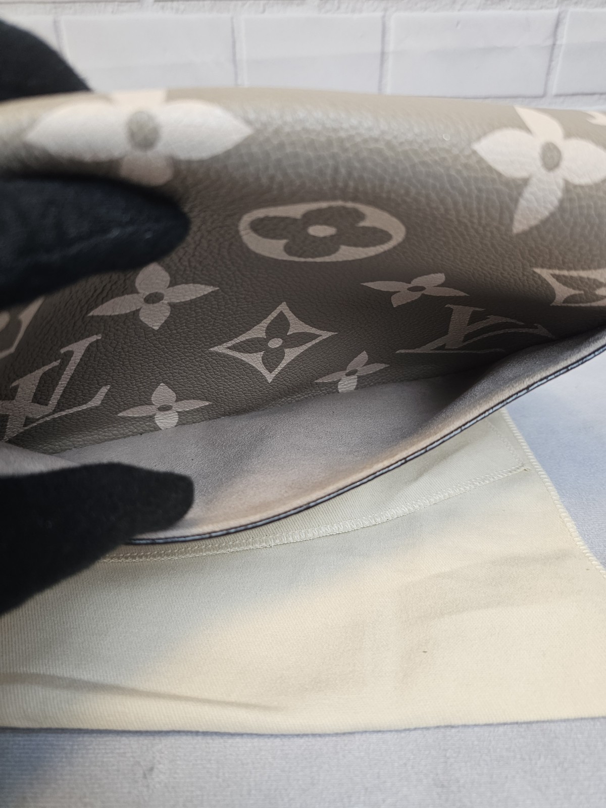 Louis Vuitton Monogram Empreinte Bicolor Turtledove Diane Set
