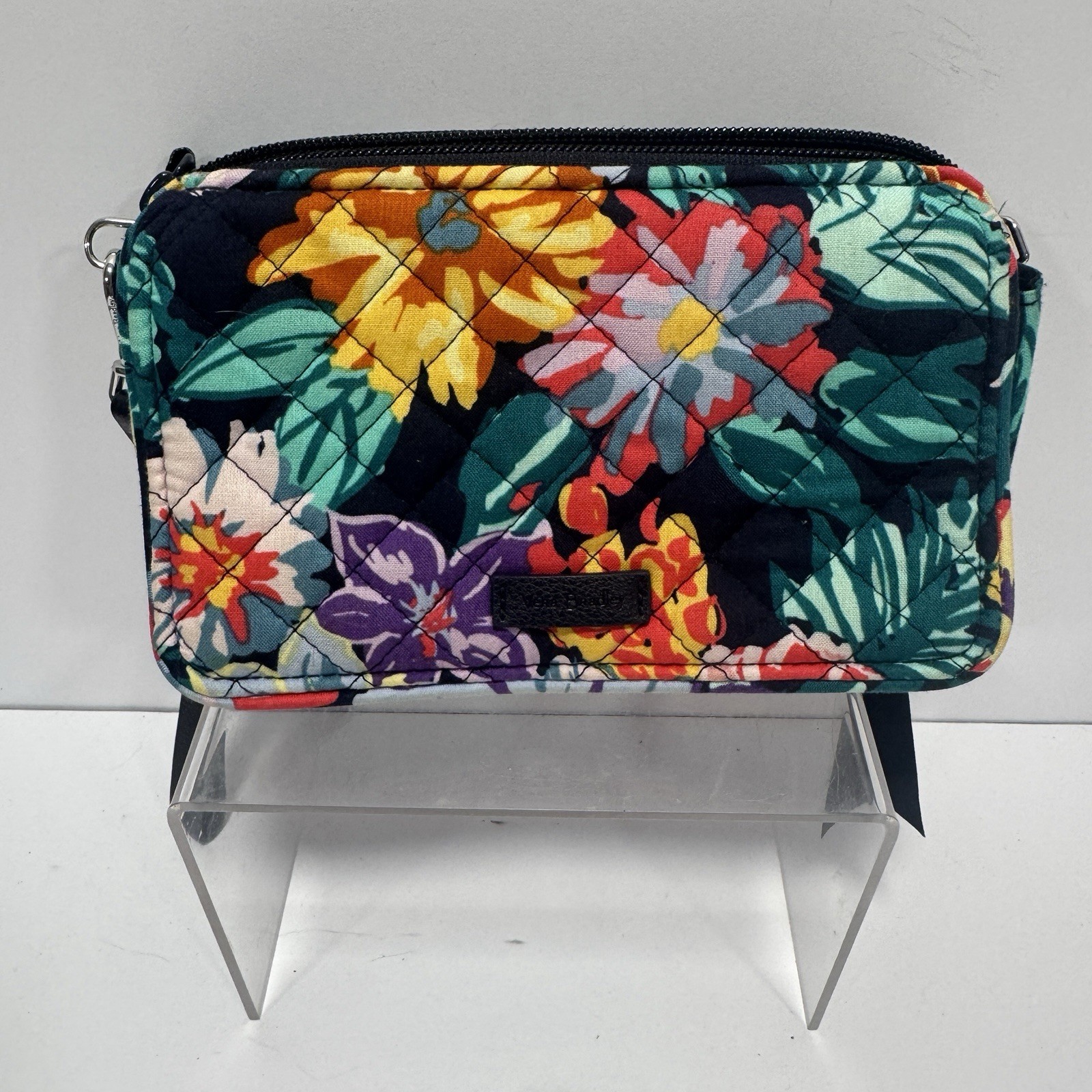 Vera Bradley Happy Blooms Wristlet Wallet Clutch Small Bag