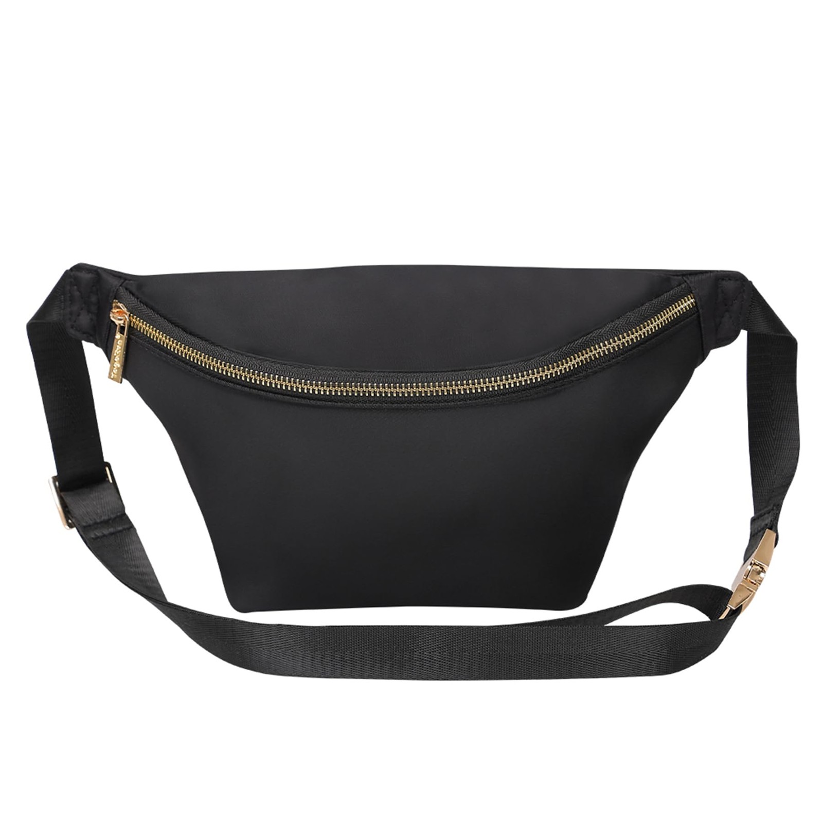 Fanny Pack Crossbody Bag Nylon Travel Waist Belt Black Women Men