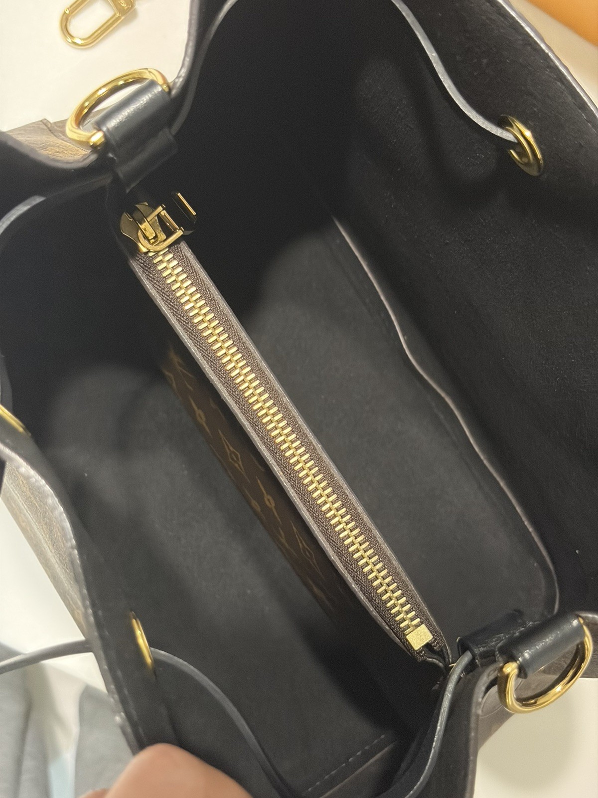 Louis Vuitton NeoNoe Monogram Noir MICROCHIPPED