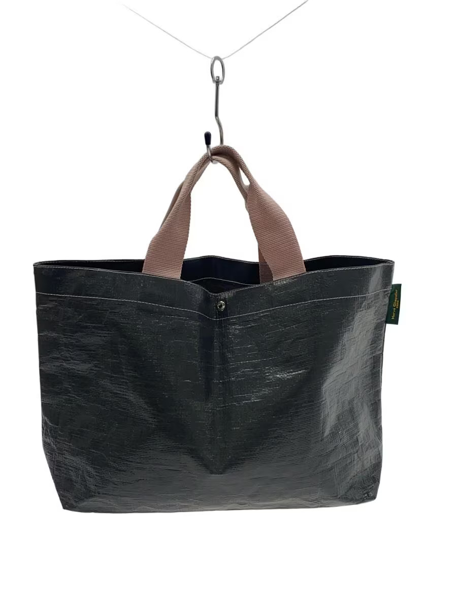 Herve Chapelier Tote Bag, PVC, Gray, Plain