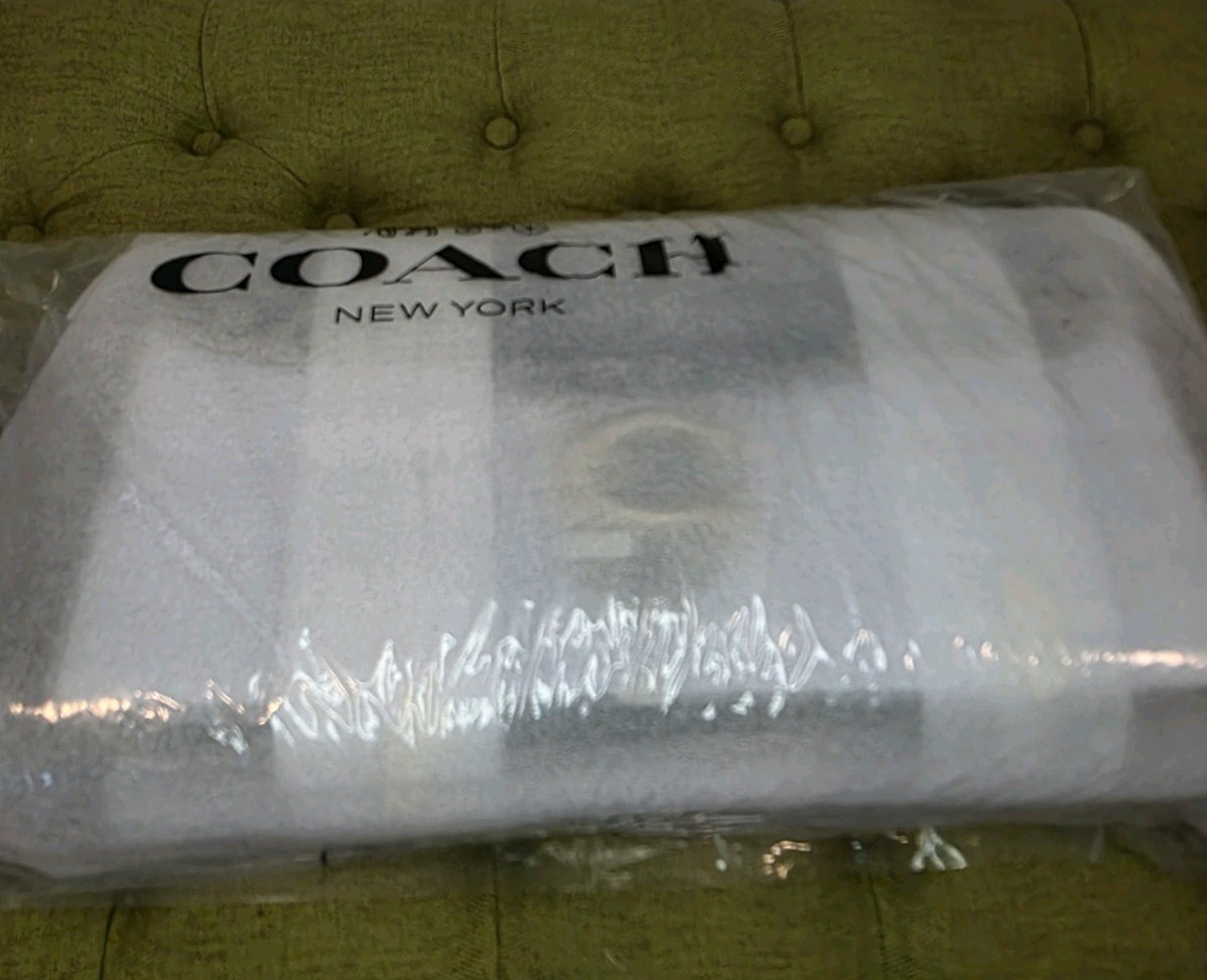 New Coach Denim Crystal Tabby 36 Signature Print