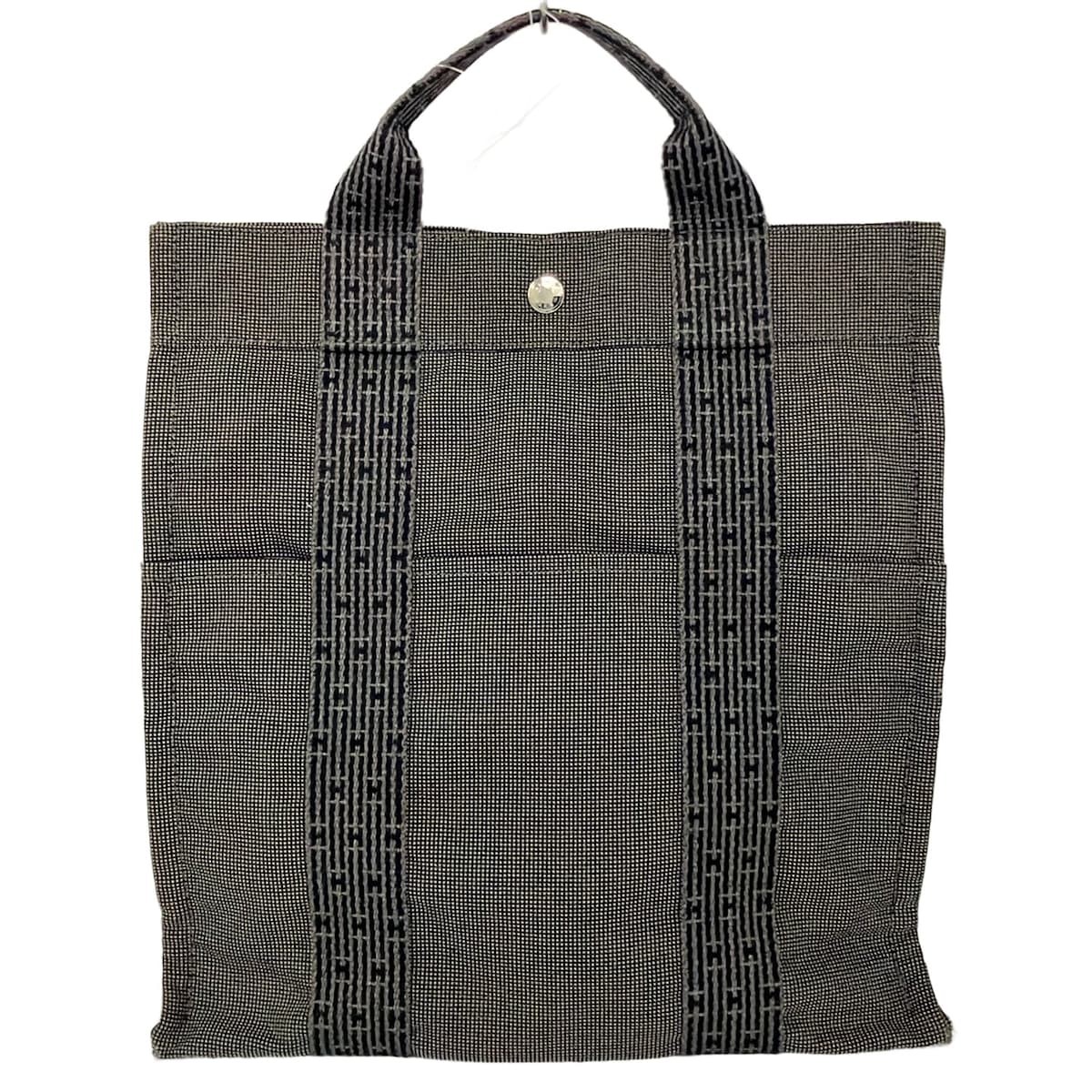 HERMES Her Line a Dos MM Gray Polyamide Polyester None Backpack