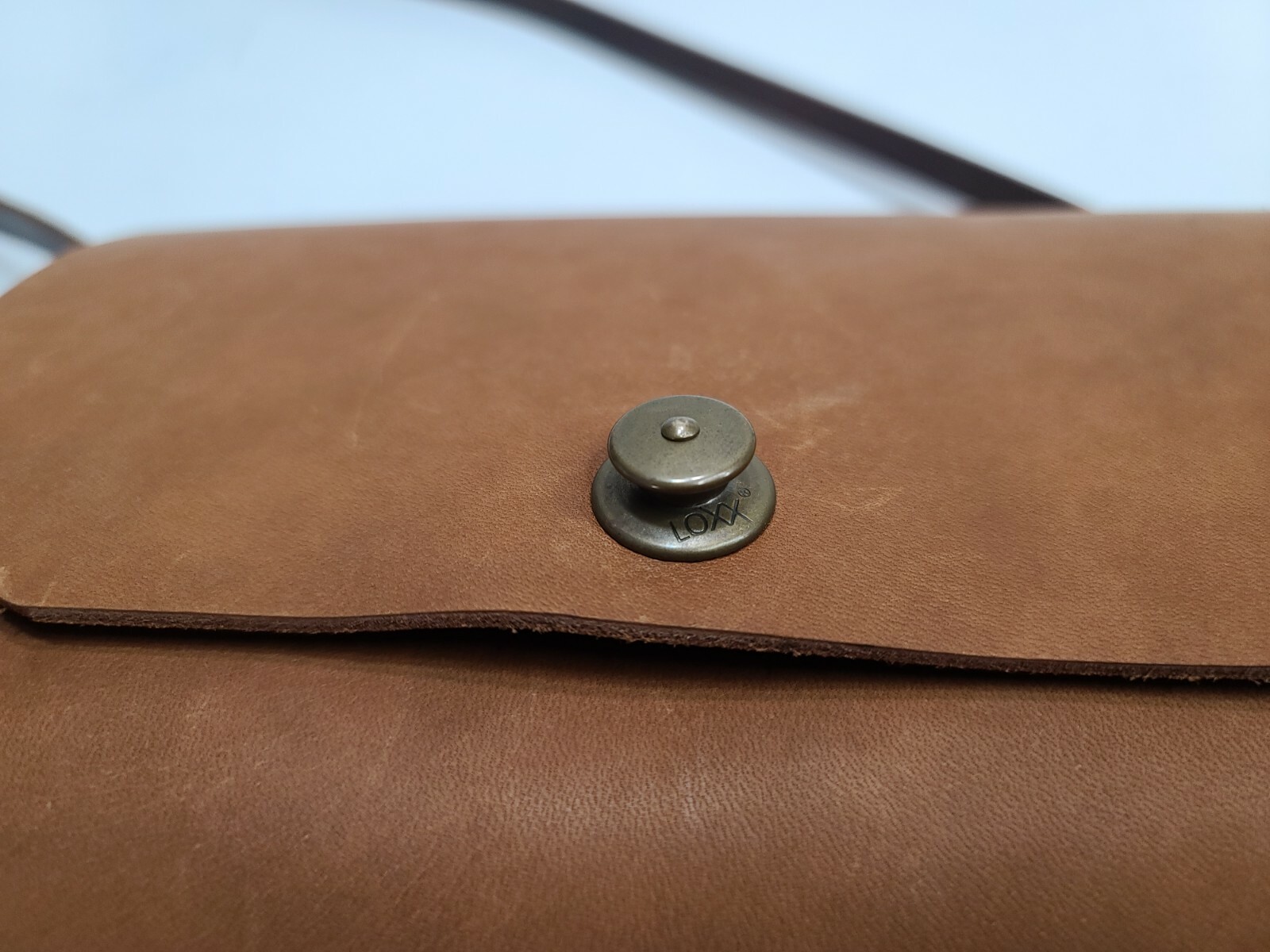 Bear Cub Leather Goods Roe Crossbody Brown Handmade