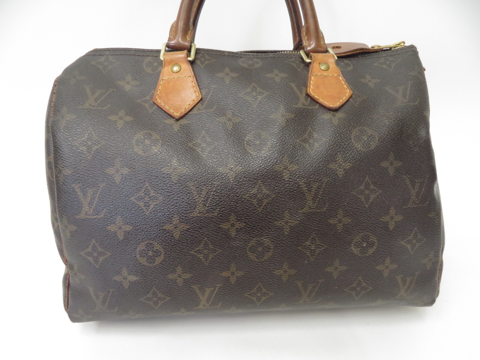 Authentic Louis Vuitton Speedy 30 Hand Bag Monogram Brown #53738