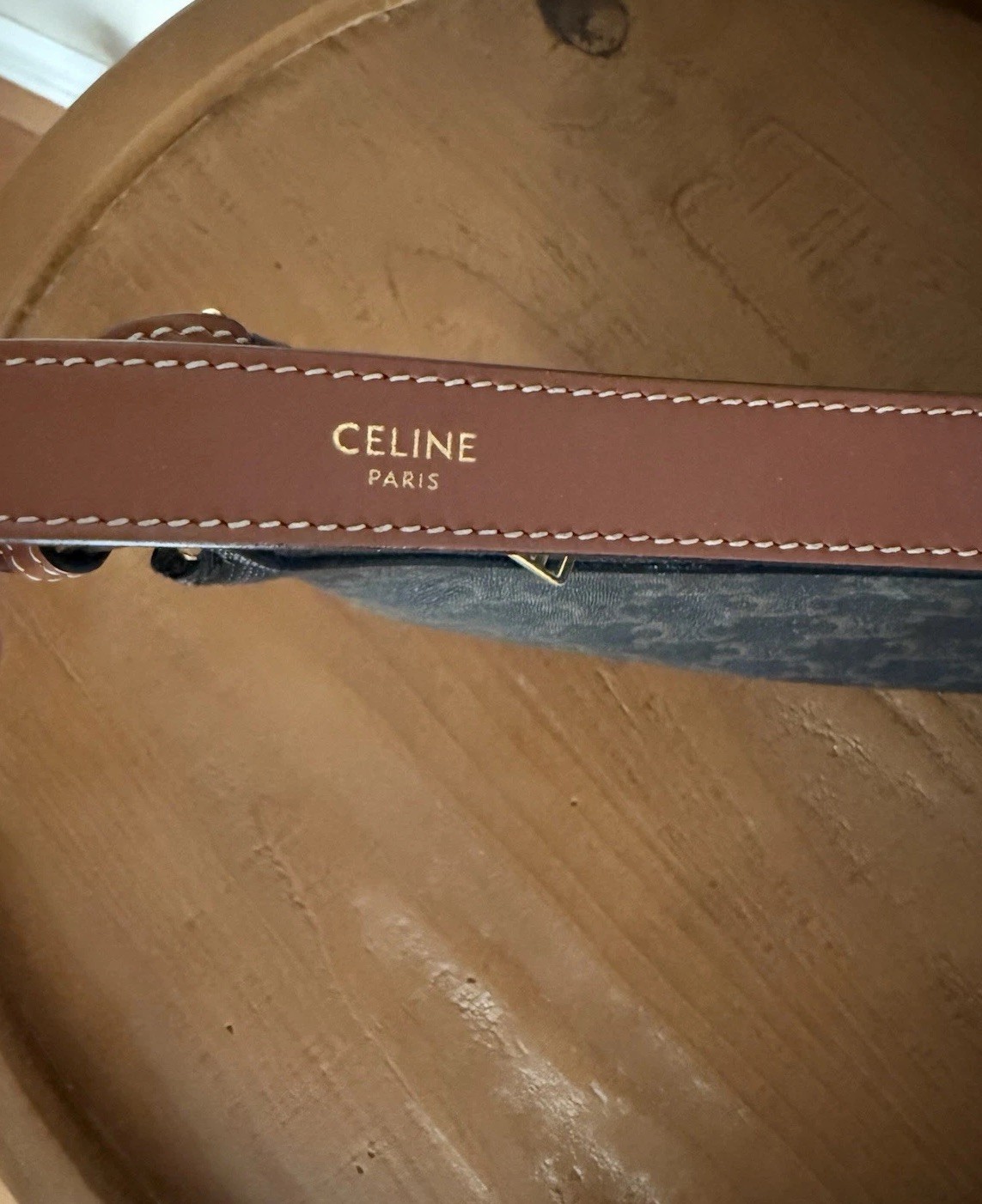 Celine Ava Bag In Triomphe Canvas