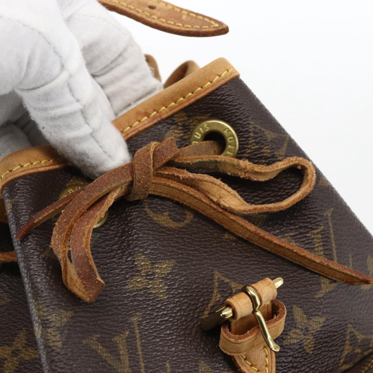 LOUIS VUITTON Monogram Montsouris PM Backpack M51137 LV Auth ka2457