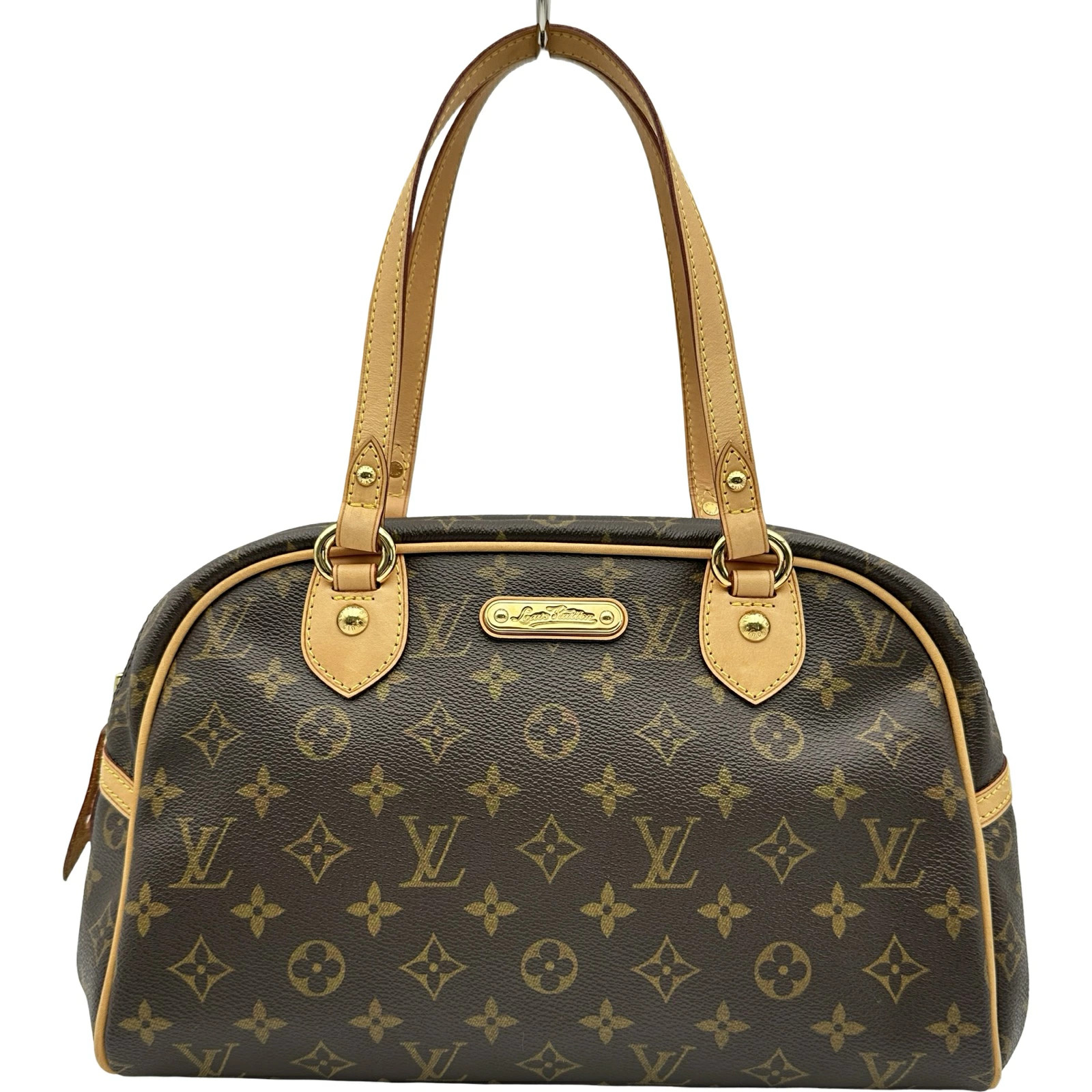 Louis Vuitton Montorgueu PM M95565 Brown Monogram Canvas Handbag r0_0601