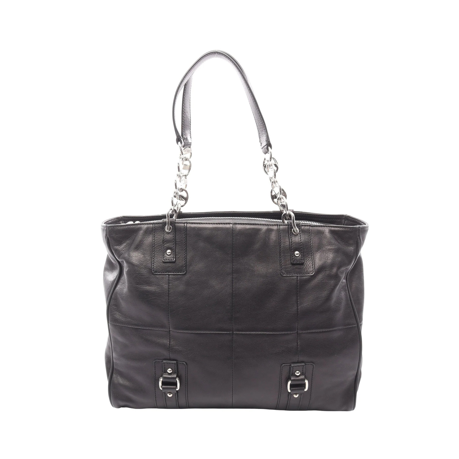 Salvatore Ferragamo Tote Bag Black Leather #RCB6060