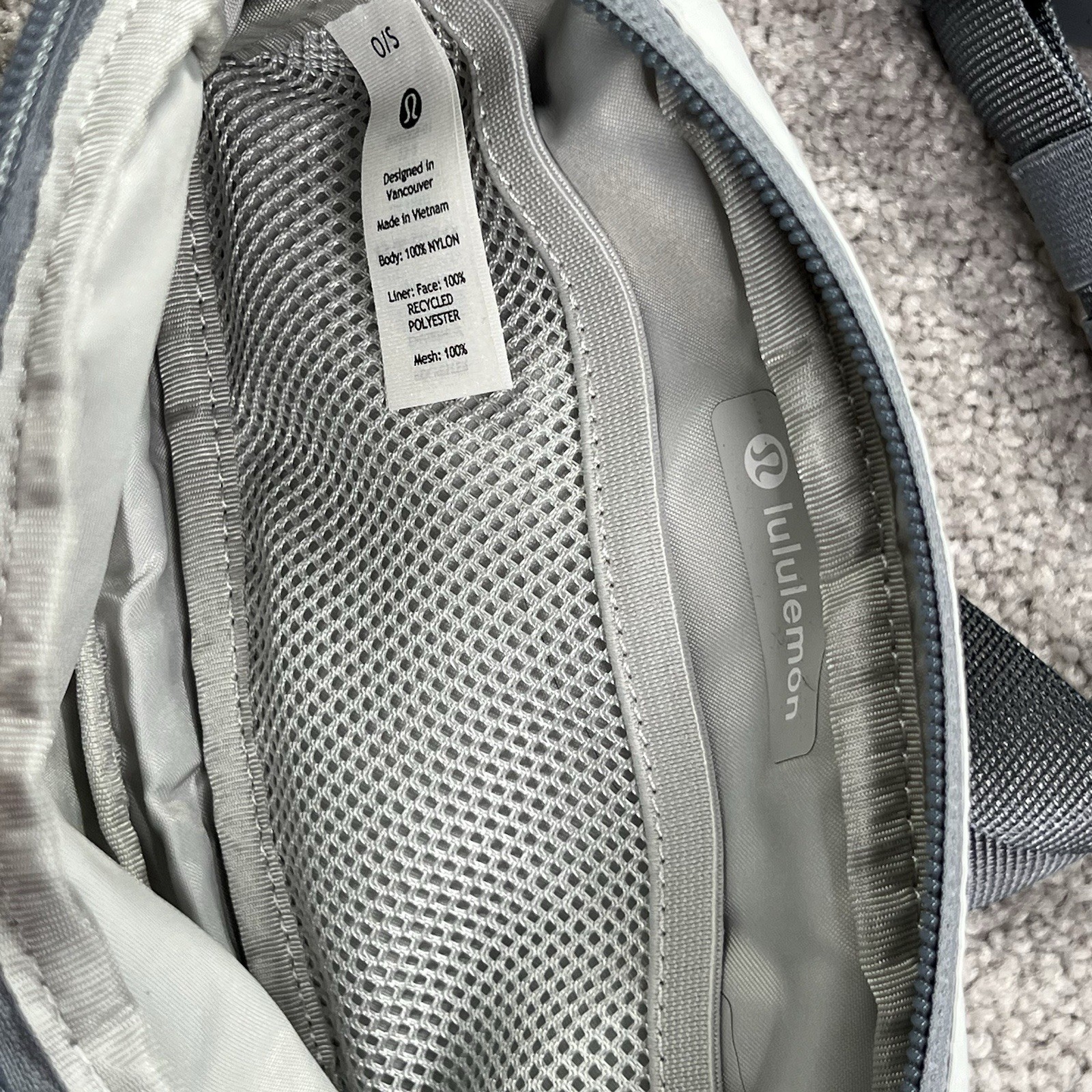 Lululemon Everywhere Mini Belt Bag Gray Ripstop Adjustable LU9BJ9S New NWT