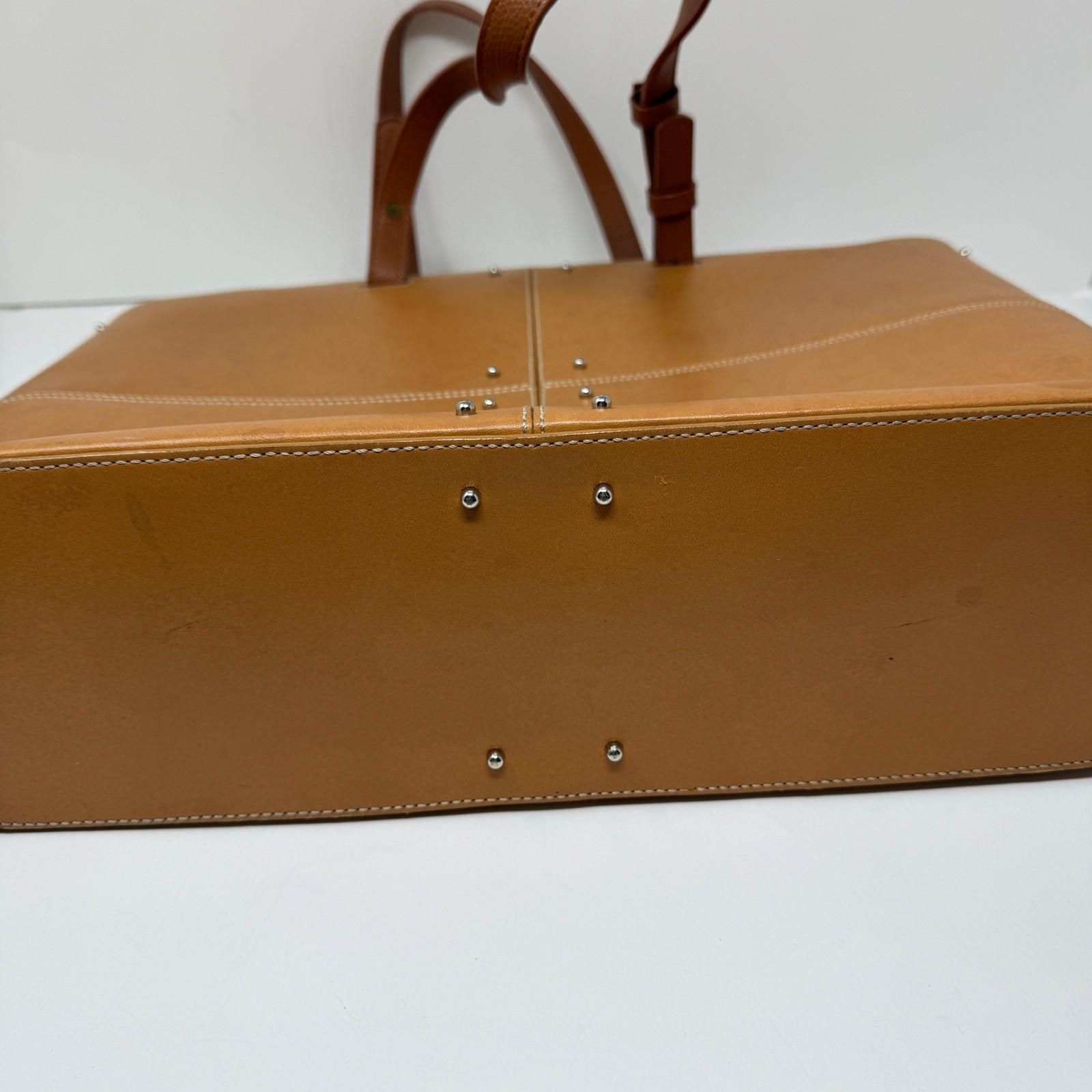 Tod’s Genuine Leather Studded Embellished Patchwork Shoulder Purse Tote Bag