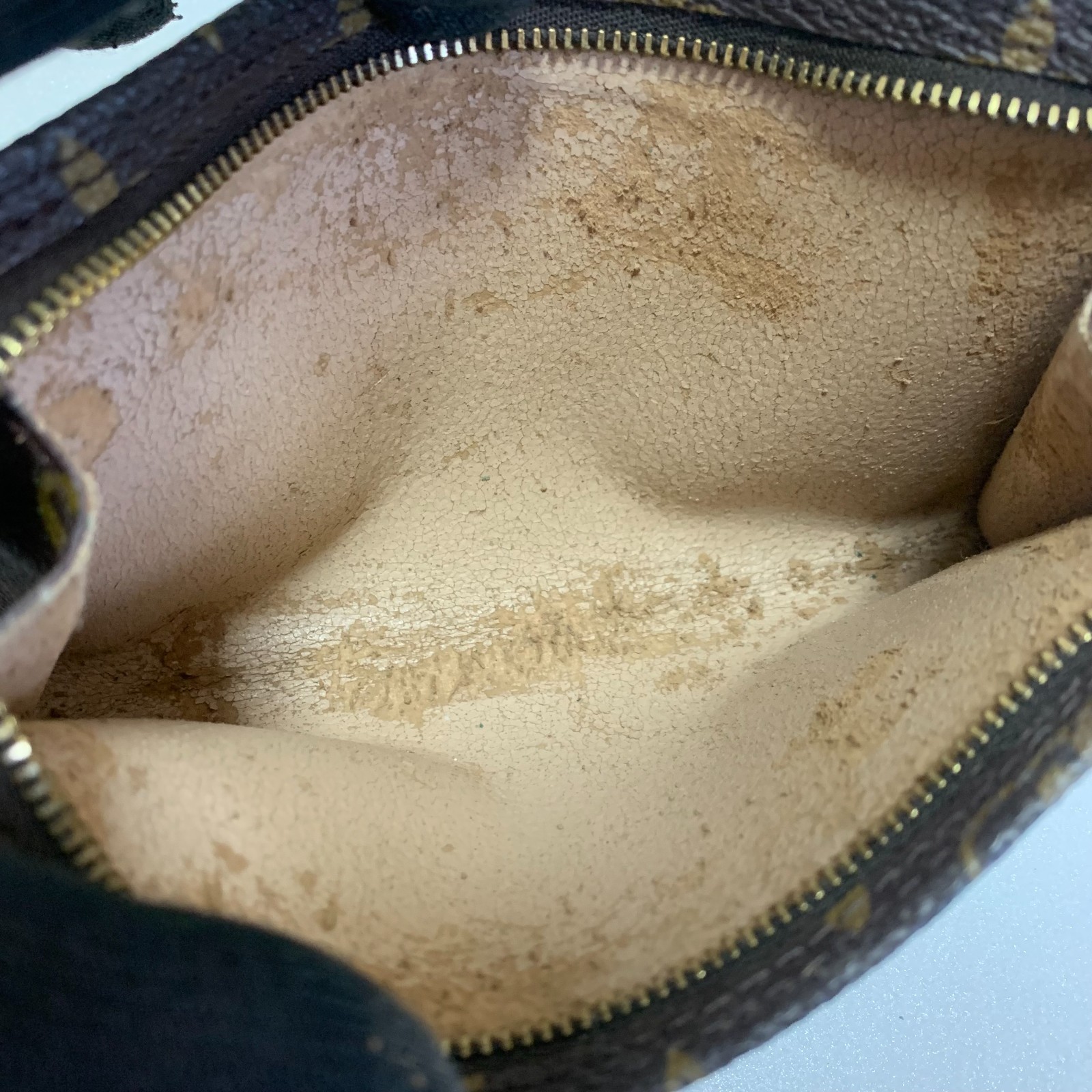Auth Louis Vuitton Bucket Pouch PM Monogram Accessory Pouch Pochette France #2