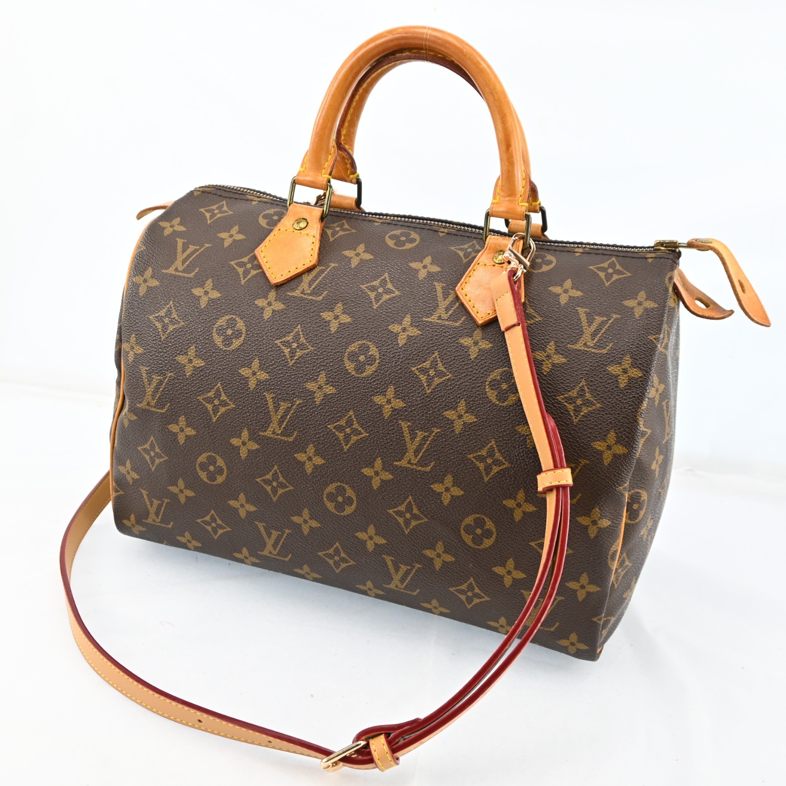Auth LOUIS VUITTON Speedy 30 Monogram Handbag Monogram Canvas C1900ST804