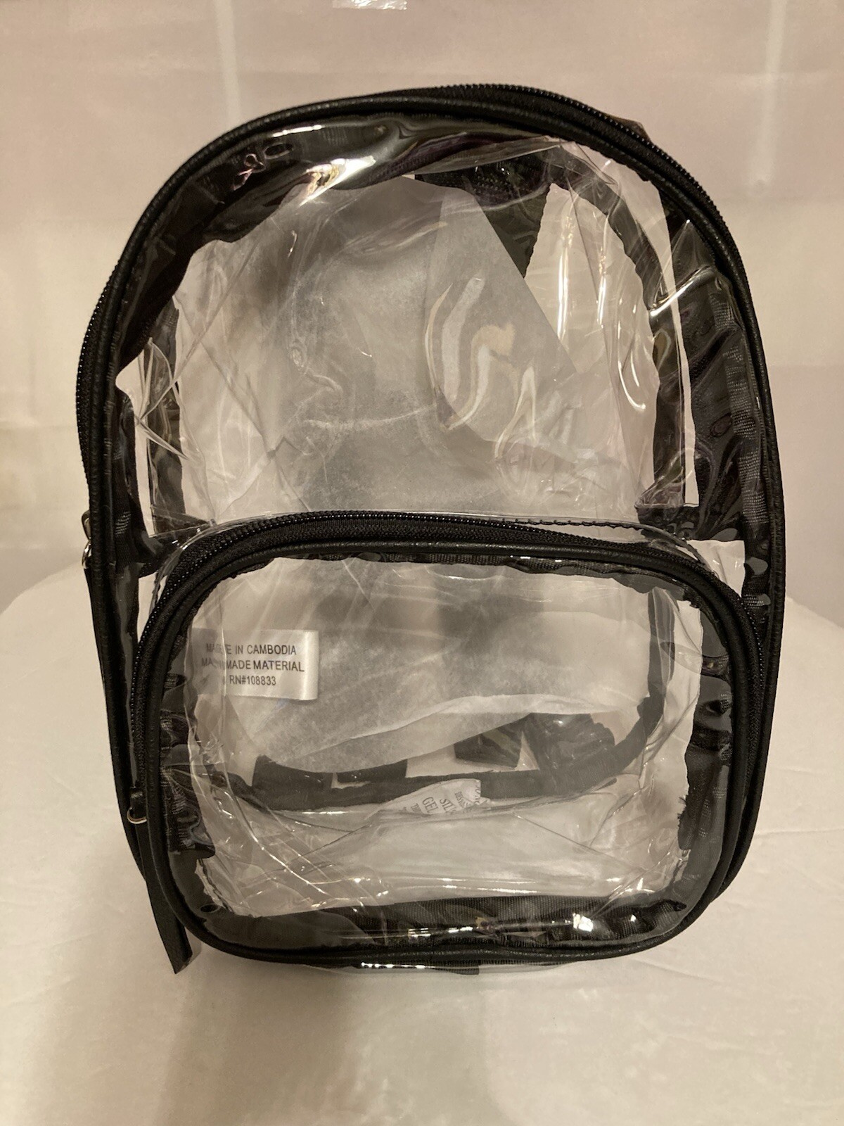 Just Be Clear Small Backpack New