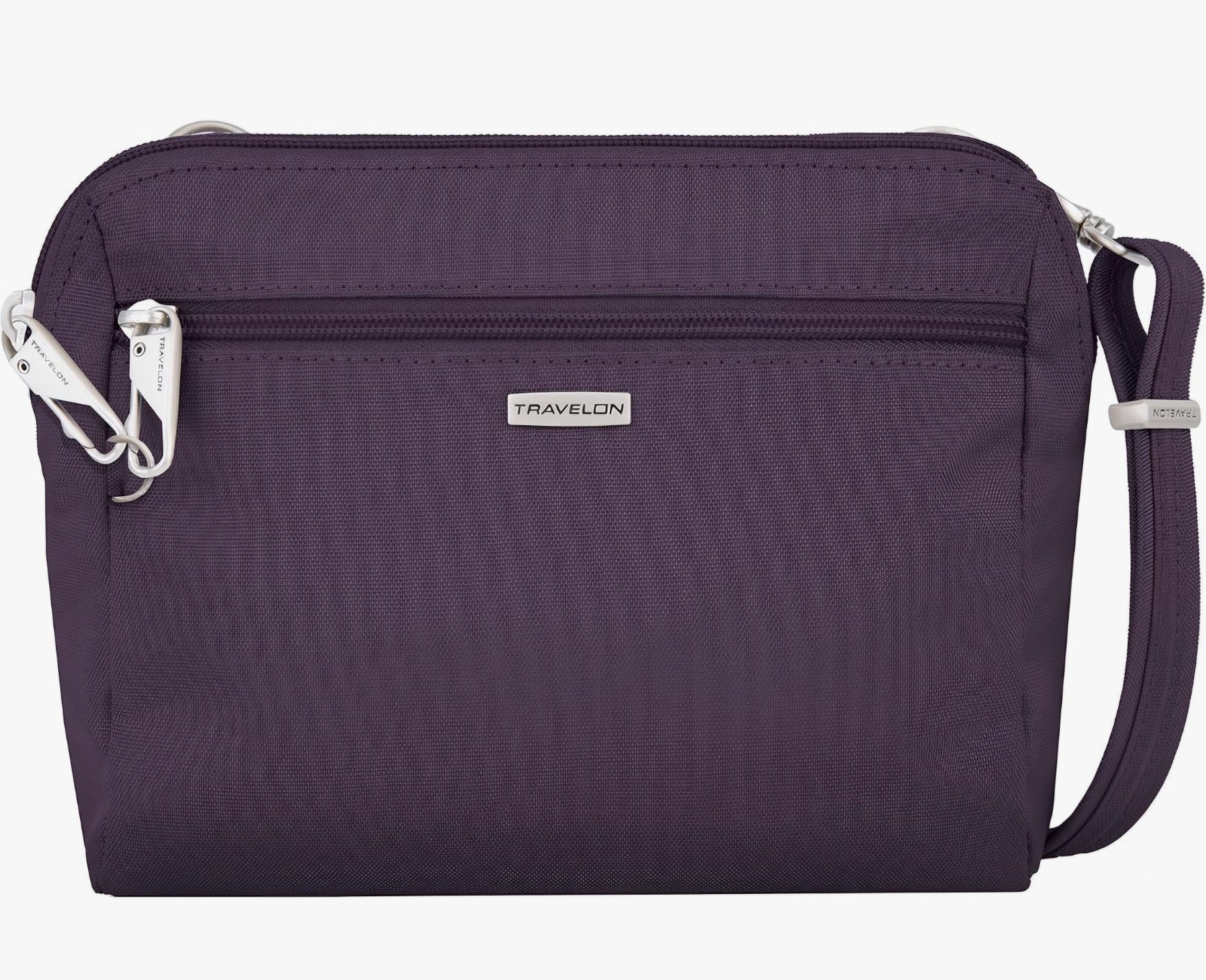NWT Travelon Anti-Theft Classic Convertible Crossbody Bag & Waist Pack – Purple