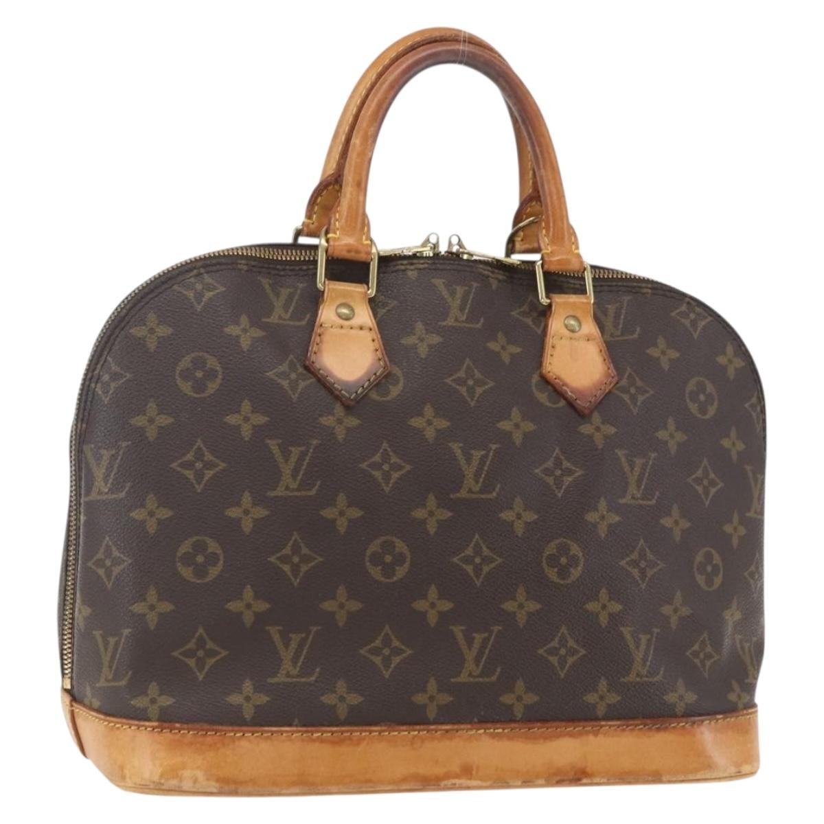 LOUIS VUITTON Monogram Alma Hand Bag M51130 LV Auth 168340