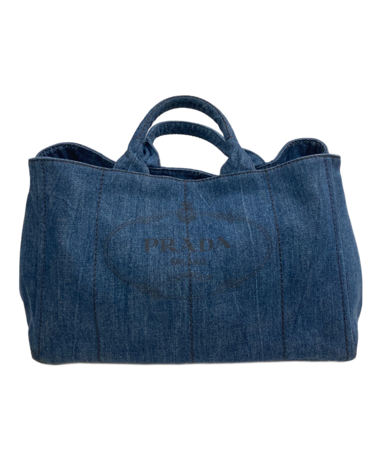 Prada CANAPA L Indigo Bag #TFB4463