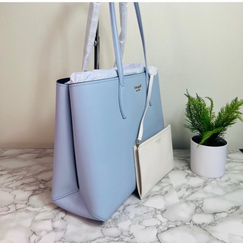 Kate Spade All Day Large Tote – Pale Hydrangea – PXR00297 NWT $248 Retail
