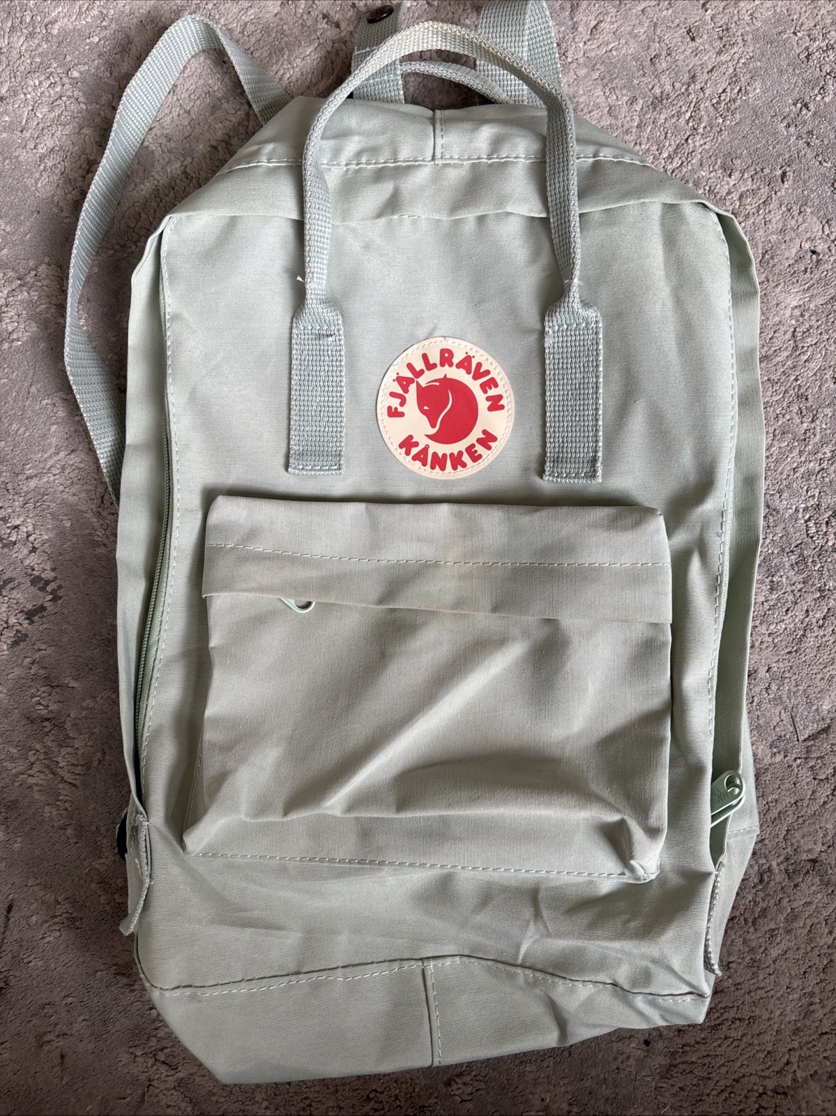 Fjallraven Mint Kanken Backpack Size 14×11.5 in