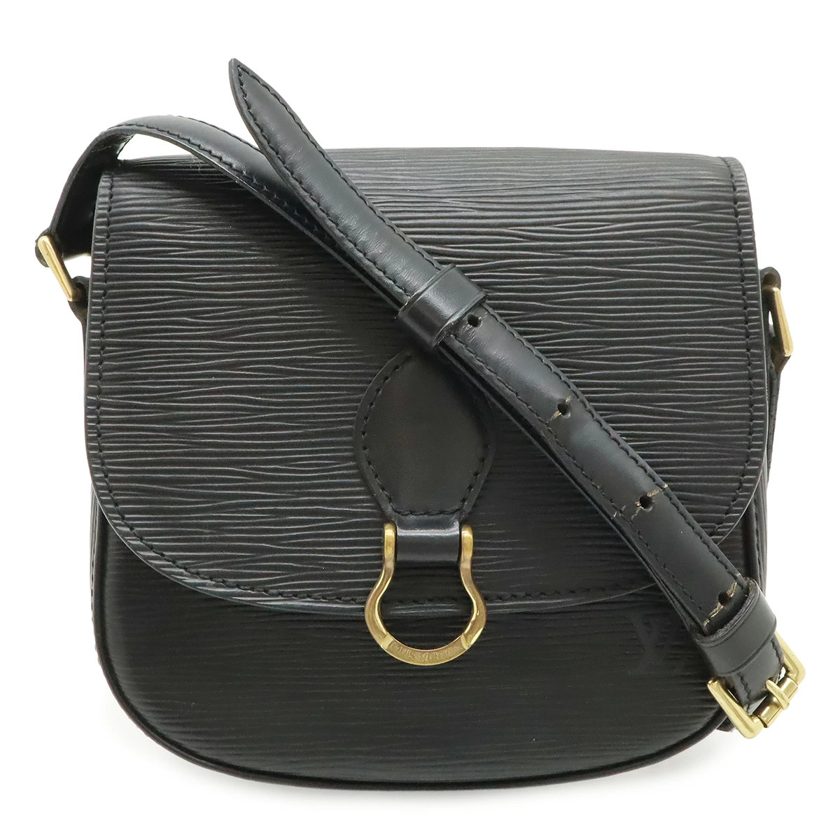 Louis Vuitton Epi M52212 Shoulder Bag Striped Epi LeatherLeather Noir #BLB2821
