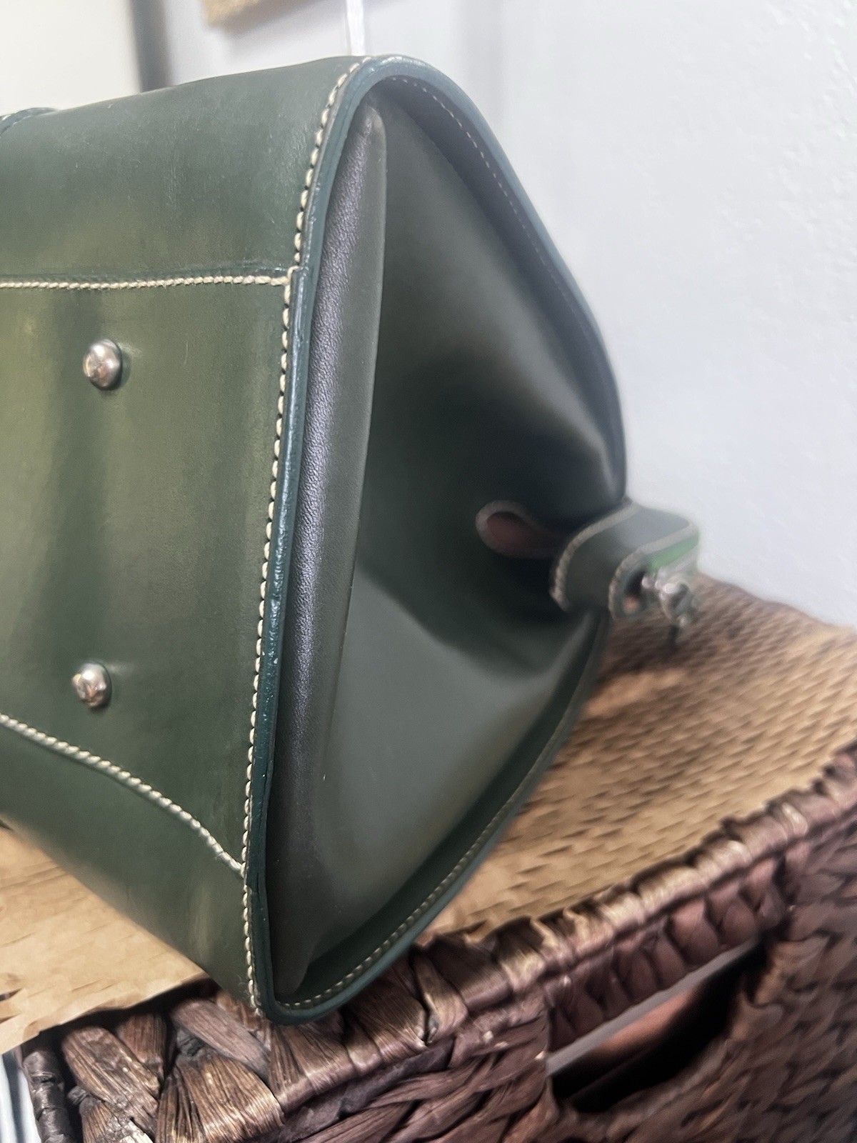 Dooney Bourke Alto Collection Large Ivy Green Satchel