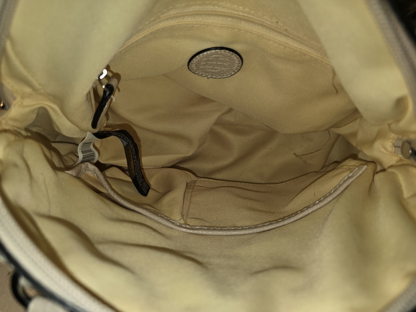 Dana Buchman Straw Weave Multi-color Satchel Crossbody Handbag Faux Leather EUC