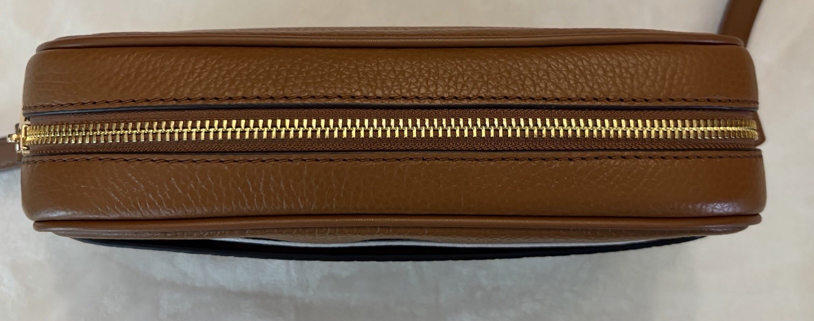 Michael Kors Jet Set Travel Large Camera Crossbody Bag Luggage Leather NWT