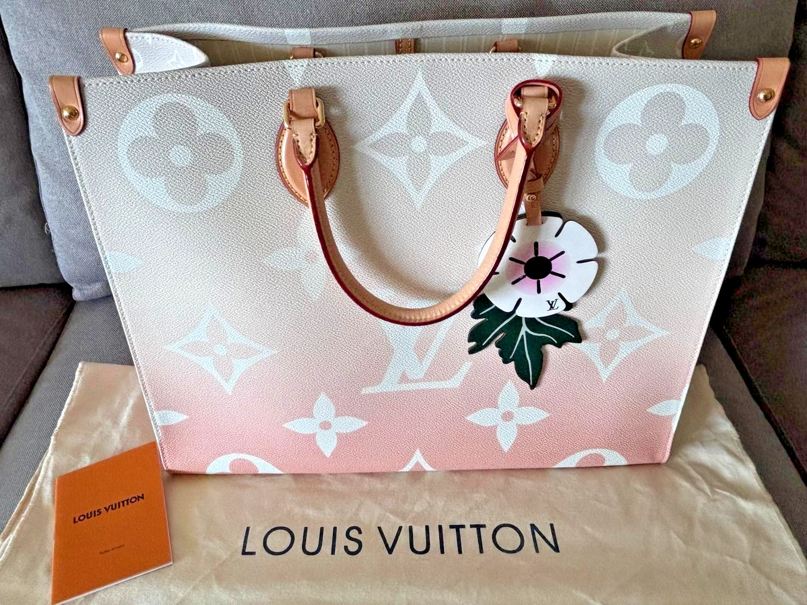 Louis Vuitton OnTheGo GM By The Pool Brume Mist Monogram Bag Limited Edition