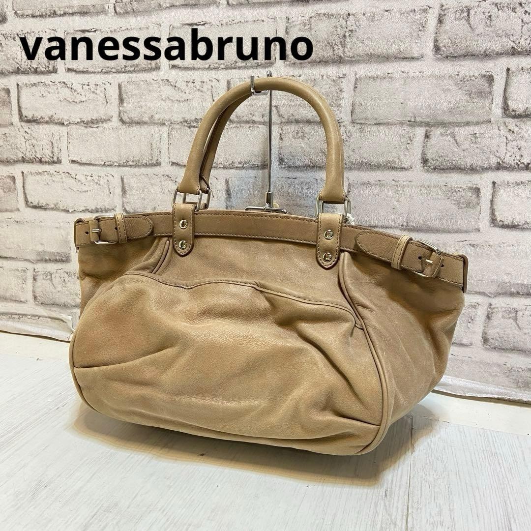 Vanessa Bruno Handbag Tote Bag Purse Leather USED Mint Condition