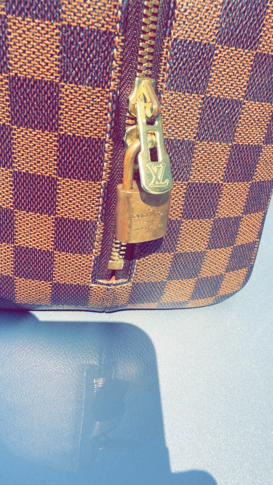 $1,900.00 Louis Vuitton Authentic Damier Ebene Nolita 24 Heures Vintage Handbag