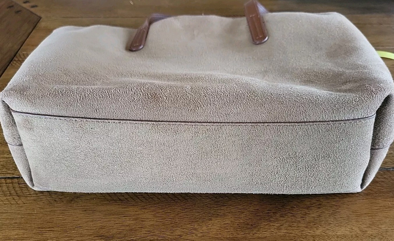 Womens Large Non Leather Purse Brown