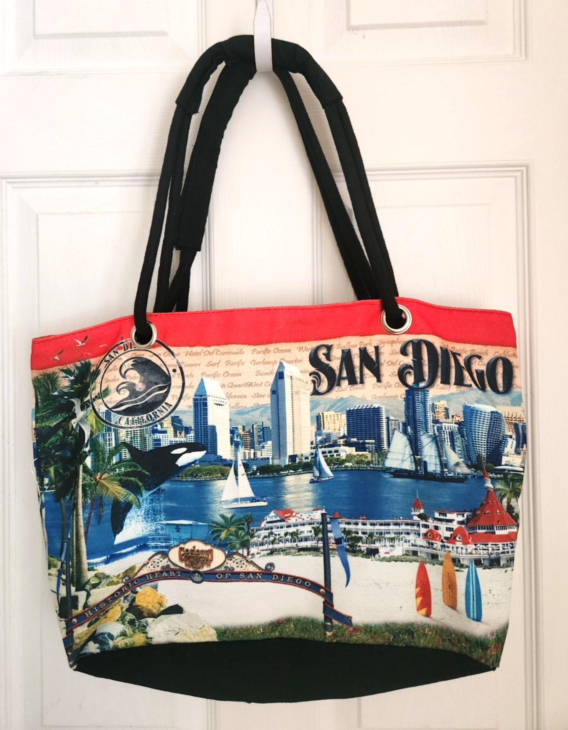 Vintage San Diego Tote Beach bag– NEW w/ Tags!