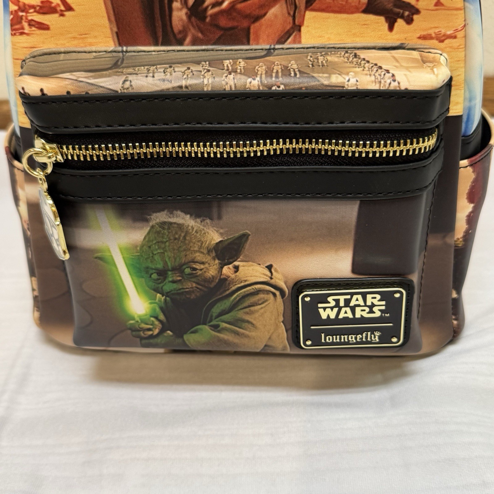 Loungefly Star Wars Episode 2 Attack of the Clones Scene Mini Backpack New