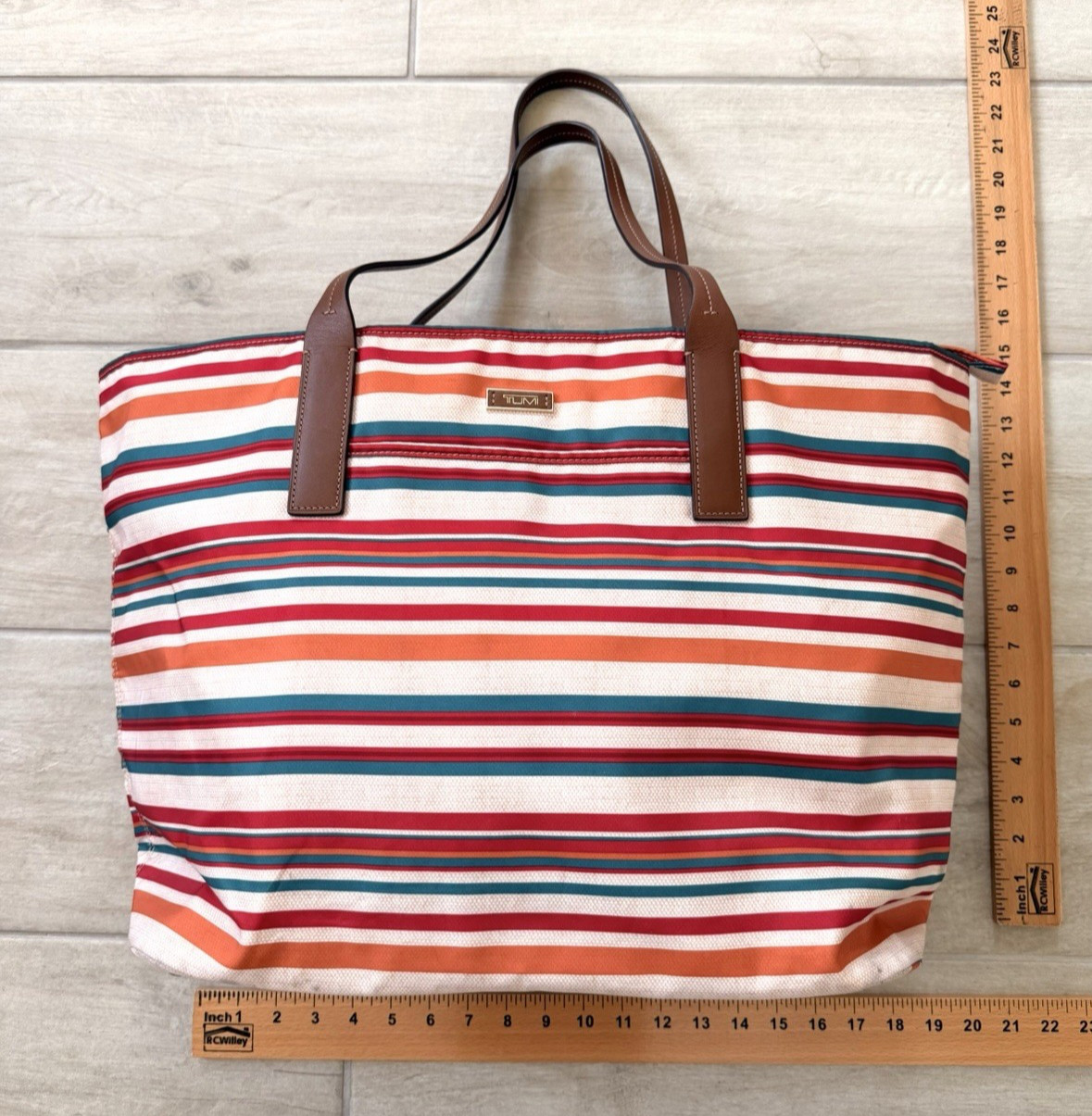 Tumi Extra Large Tote Bag Travel Weekender Carry On Shoulder Purse
