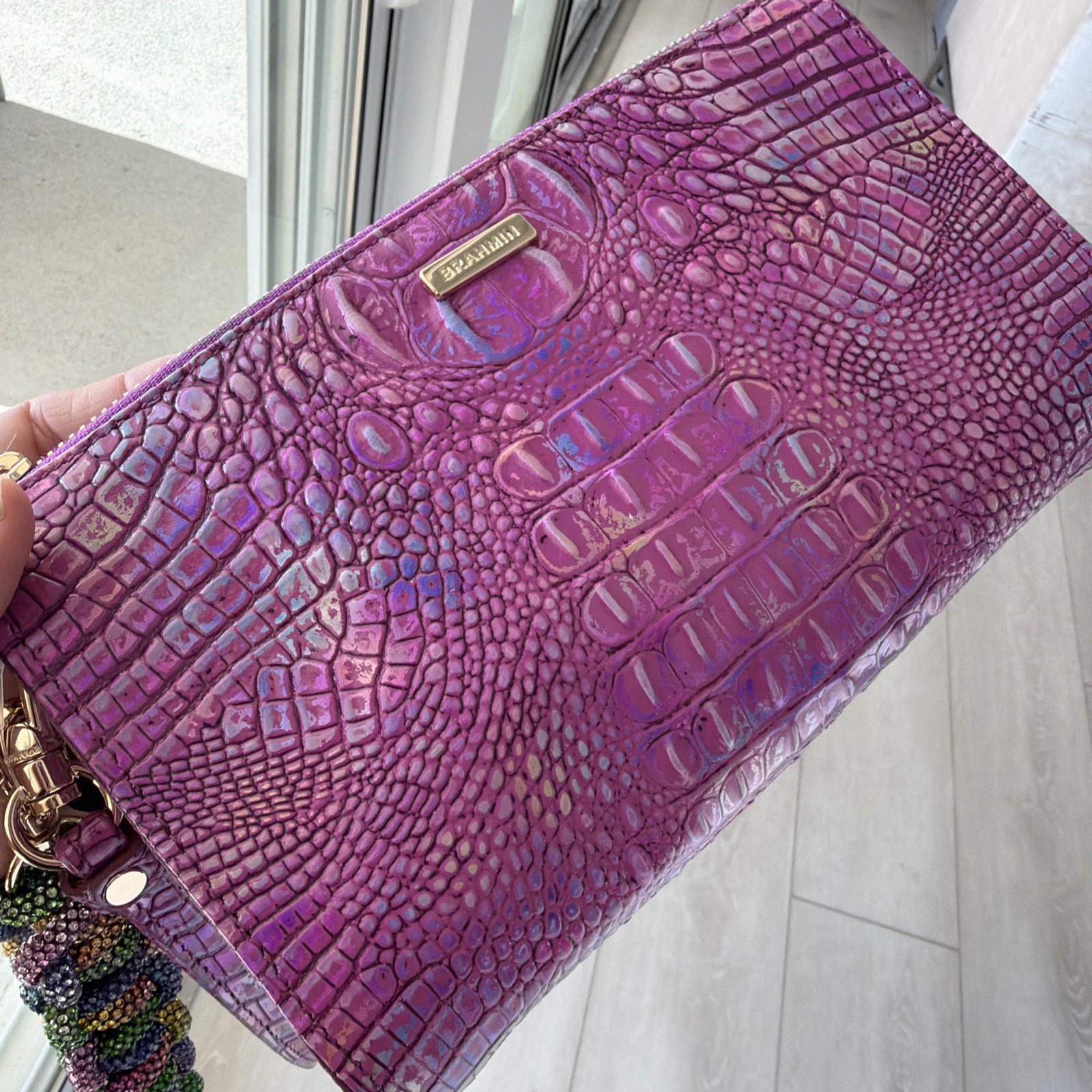 Nwt Daisy Wristlet W Shopper Or Makeup Bag Strap Not Included