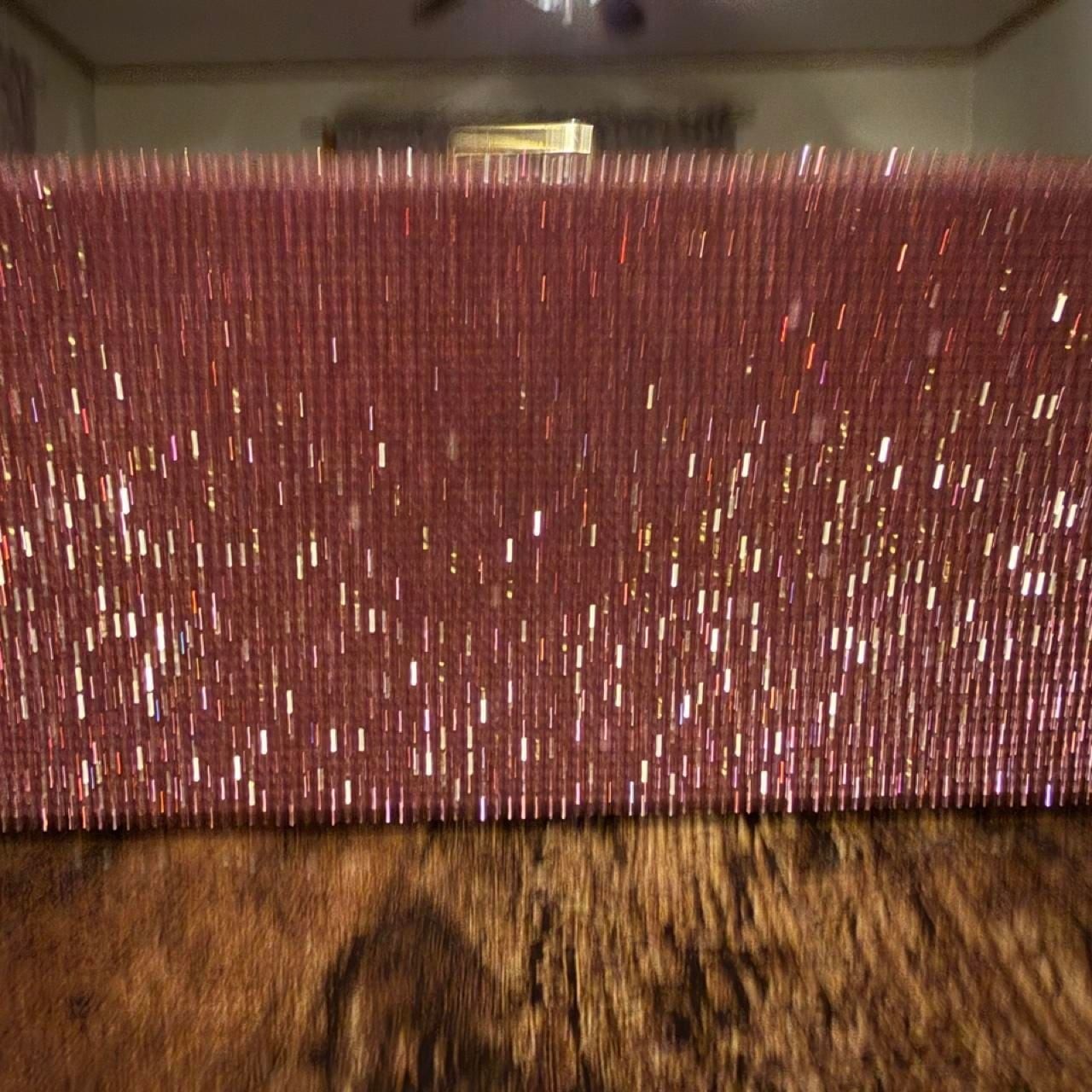 bebe Pink Rhinestone Hard-Case Clutch Bag