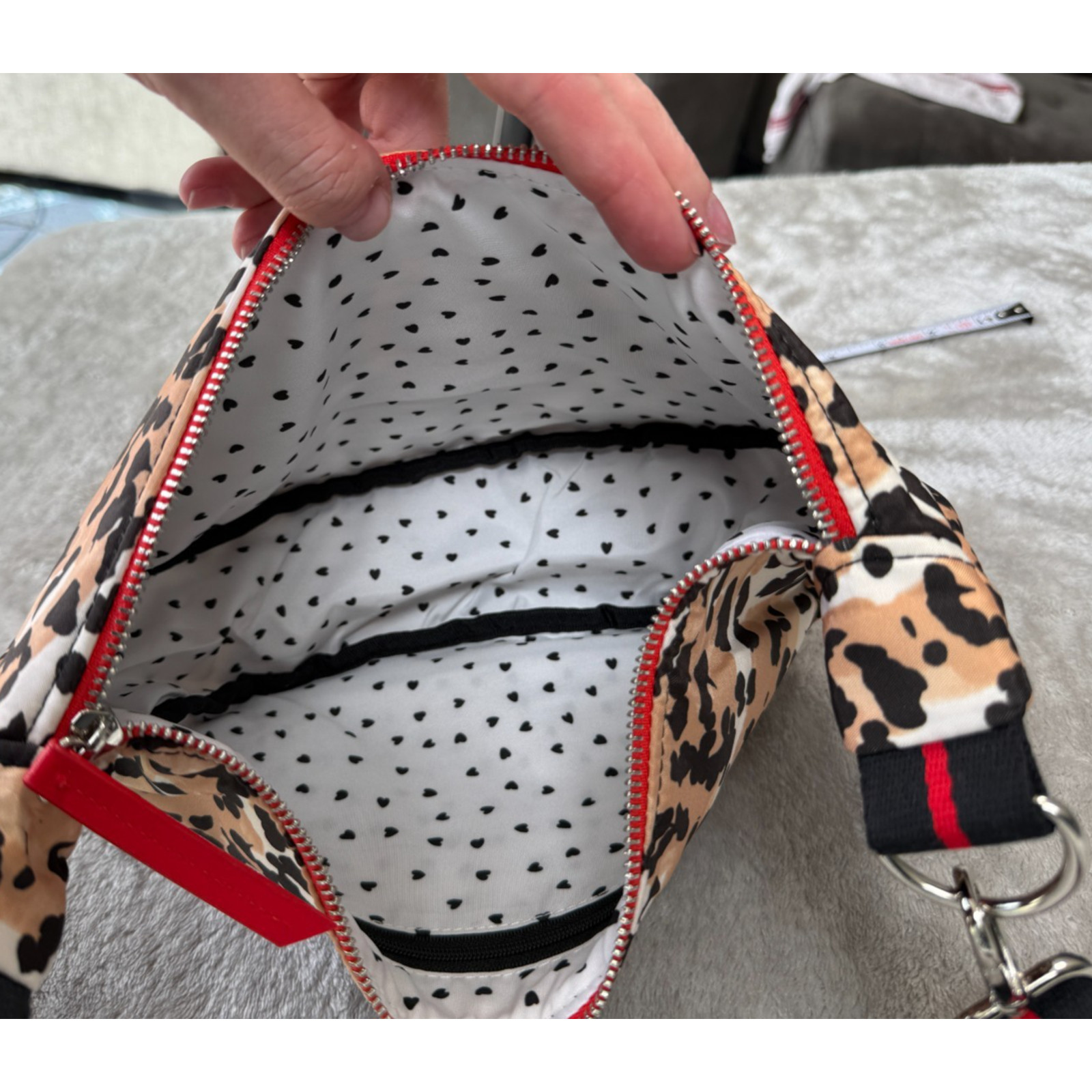 Brighton Spotted Love Leopard Print Crossbody Swing Bag NWT