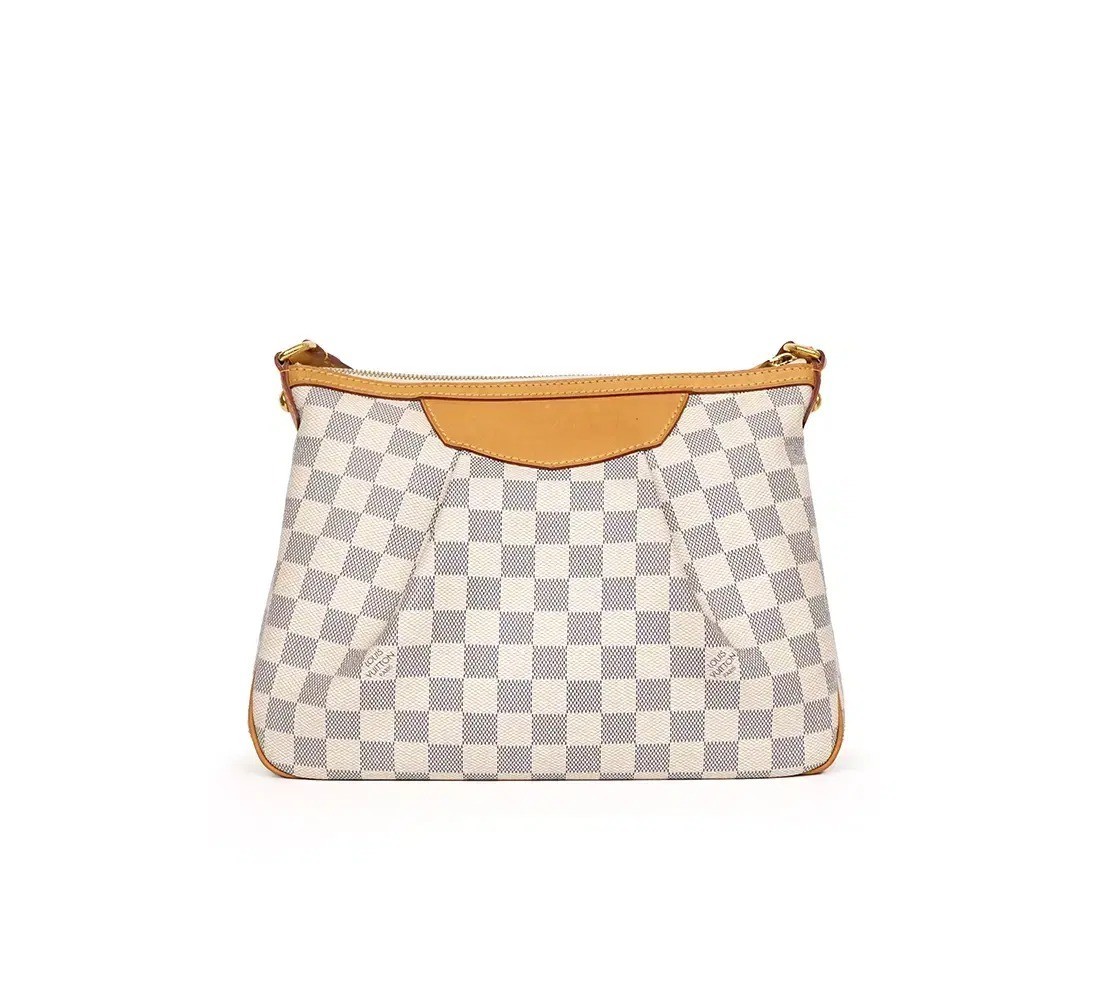 Louis Vuitton Damier Azur Siracusa PM N41113 Shoulder Bag