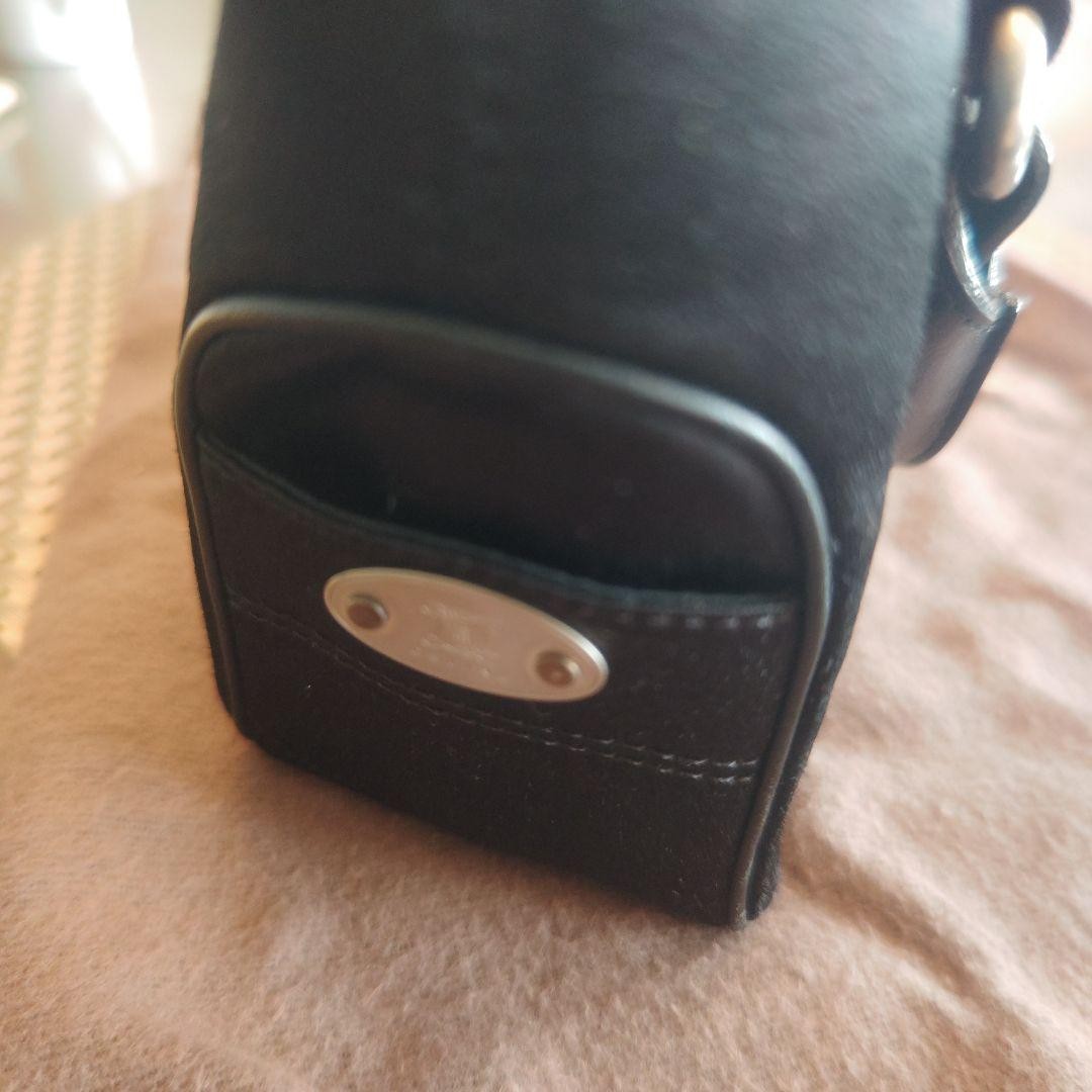 CELINE Mini Bag Silk Leather Black Vintage Classic Handbag