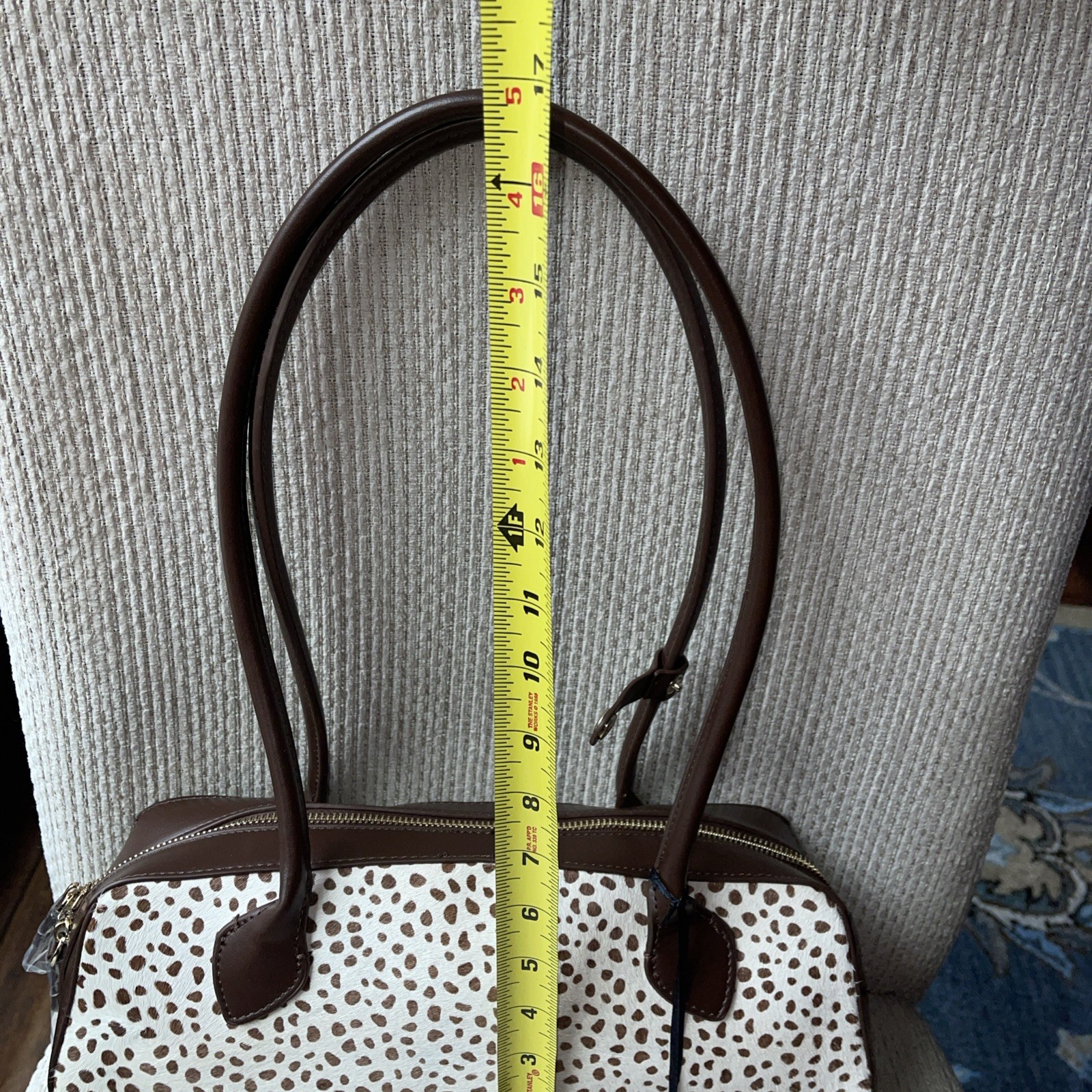 House of Harlow 1960 Spotted Calf Skin Leather Bag- Sleek, Chic & Classy.