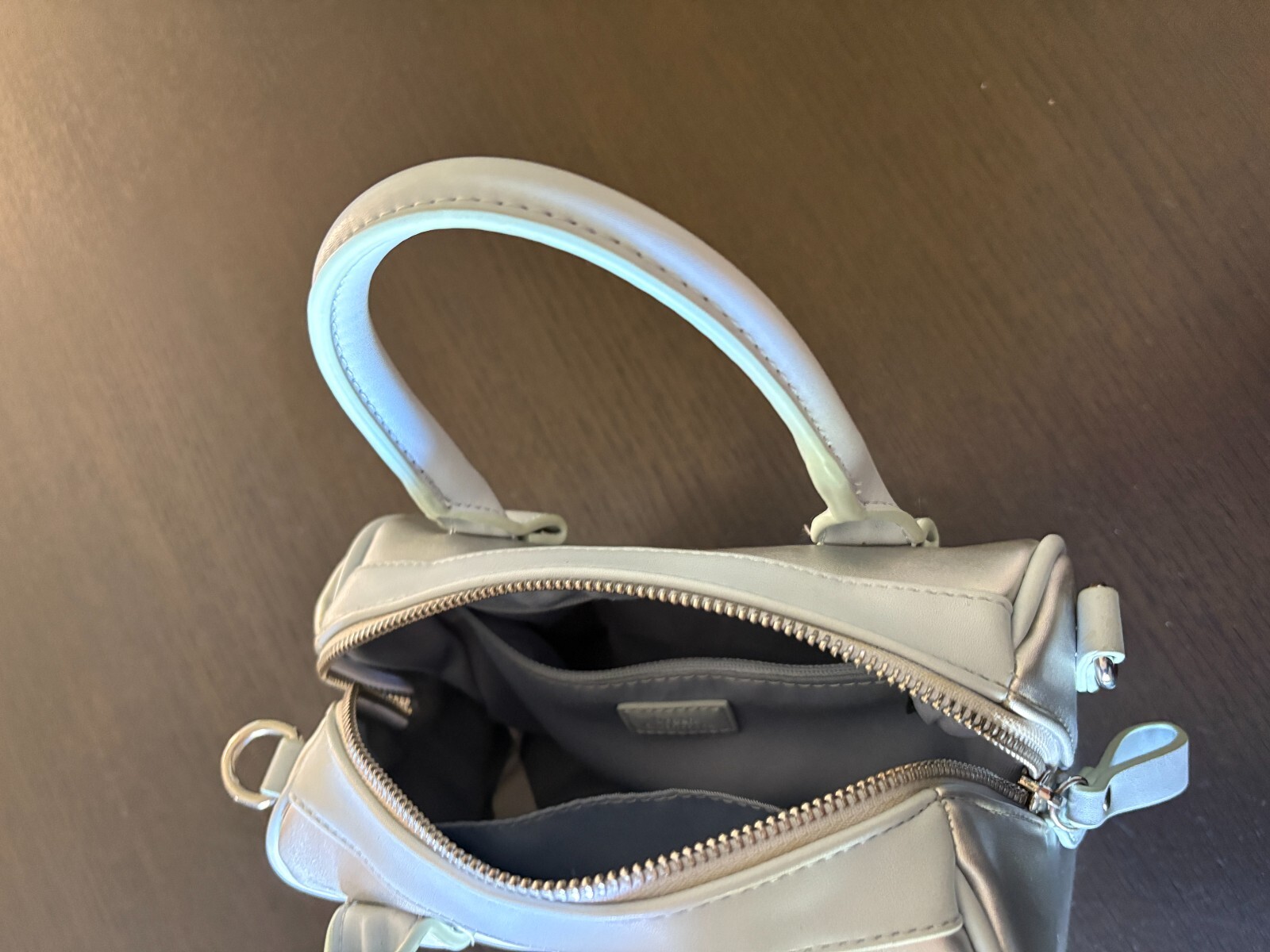 URBAN OUTFITTERS Small Satchel Bag Removable Crossbody Strap Baby Blue 7X6 Inch