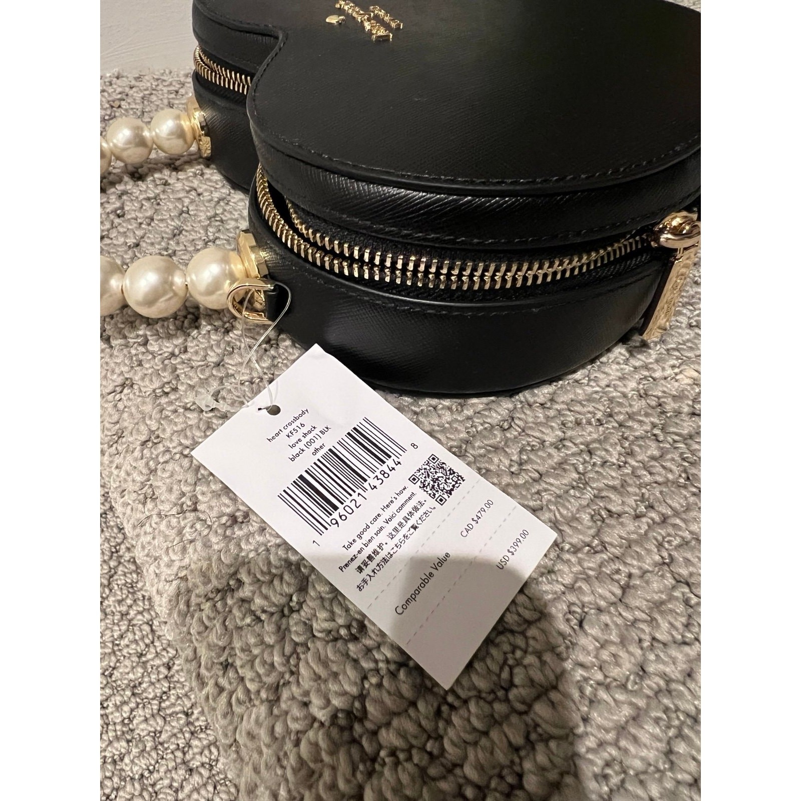 KF516 Kate Spade Love Shack Heart Crossbody